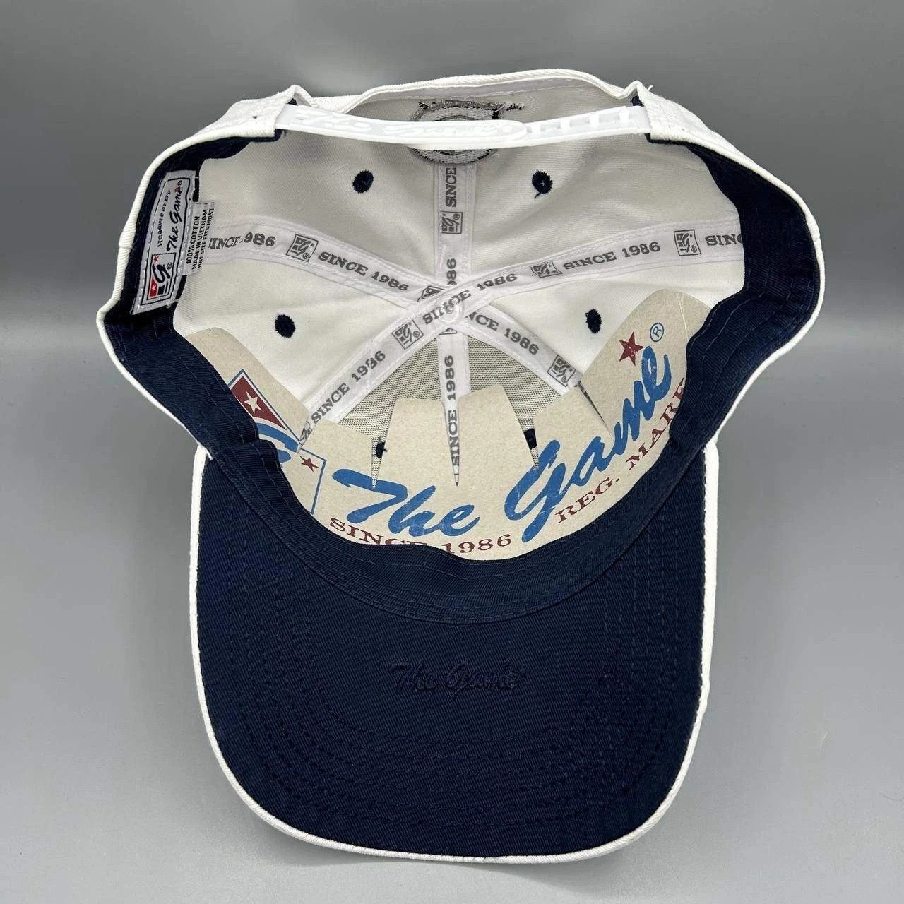 The Game Vintage Hoyas Georgetown University Hat Men NCAA Snap Back Size ONE SIZE - 2 Thumbnail