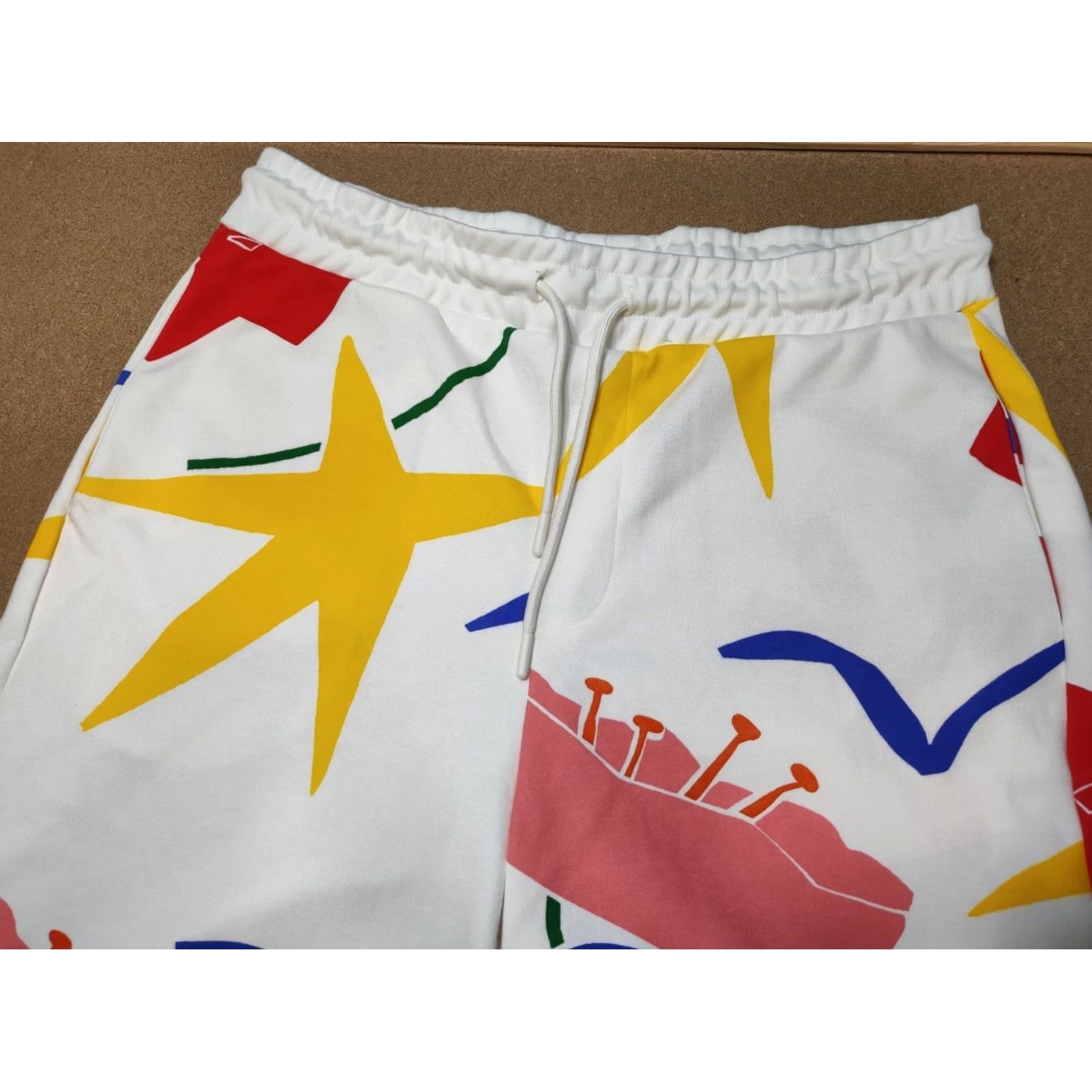 Zara ZARA x Sebastian Curi Mens Jogger Shorts Size L Pop Art pants Multicolor Size US 33 - 7 Thumbnail