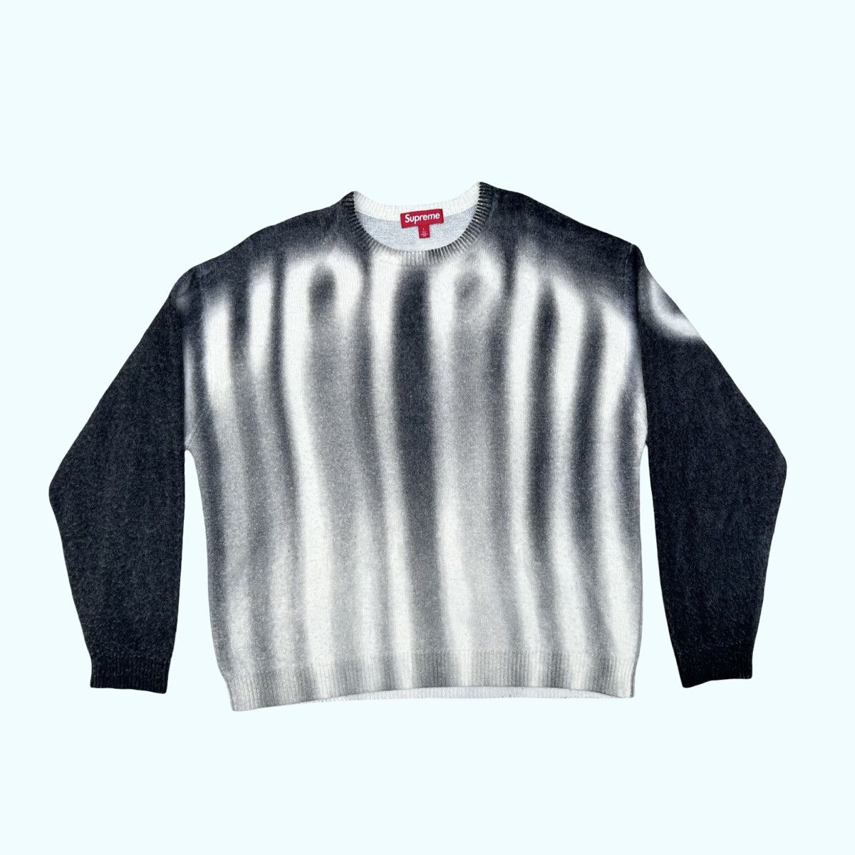 Supreme Supreme Blurred Logo Mohair Sweater Size US L / EU 52-54 / 3 - 3 Thumbnail