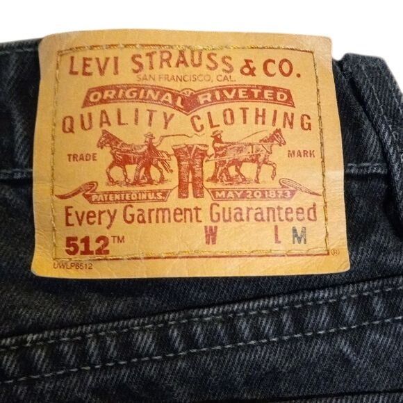 Levi's Levis 512 Womens 8 Reg M 29 x 28 Slim Fit Straight Leg Jeans Size 29" - 12 Thumbnail