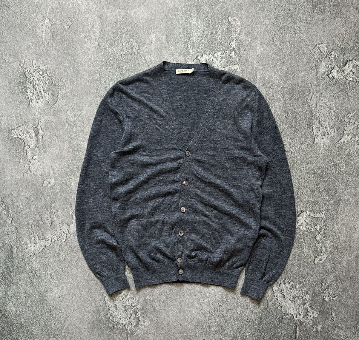 Designer × Suitsupply Suitsupply S linen button up cardigan sweater knitwear Size US S / EU 44-46 / 1 - 4 Thumbnail