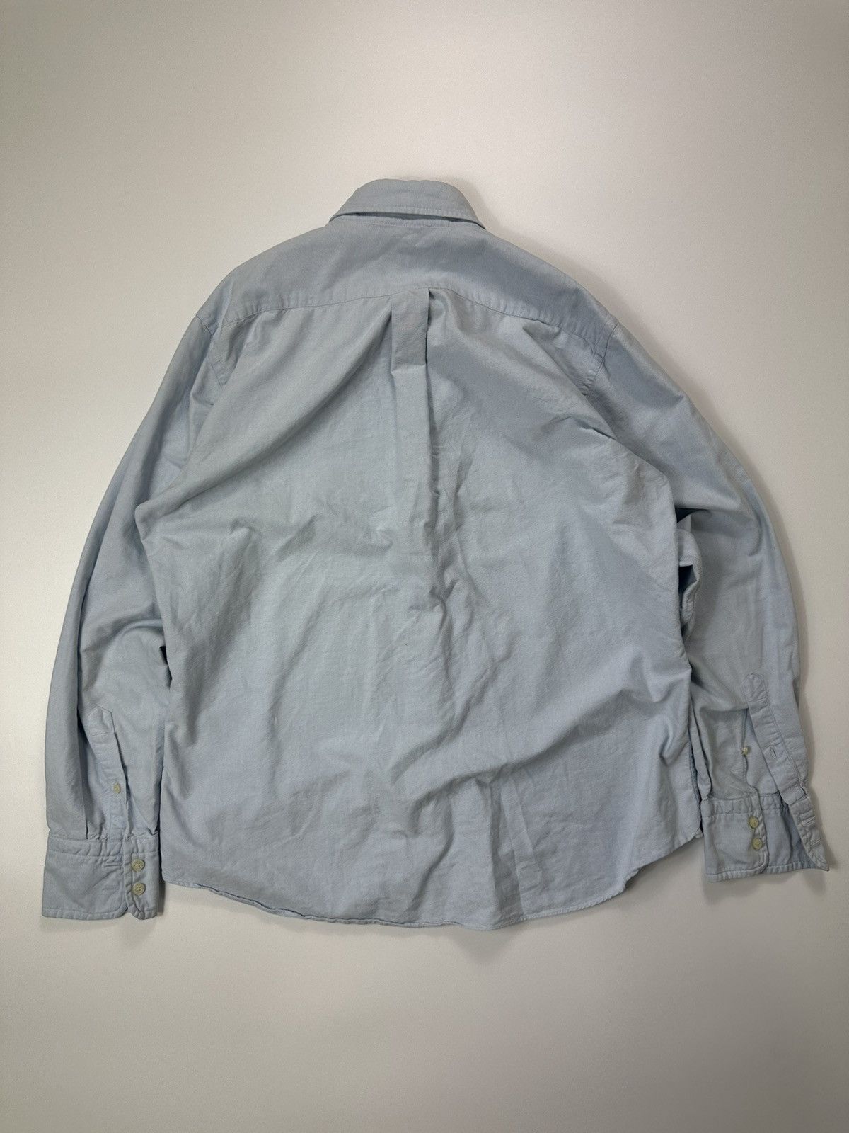 Burberry Burberry Casual Shirt Red Logo Classic Fit Size US L / EU 52-54 / 3 - 2 Thumbnail