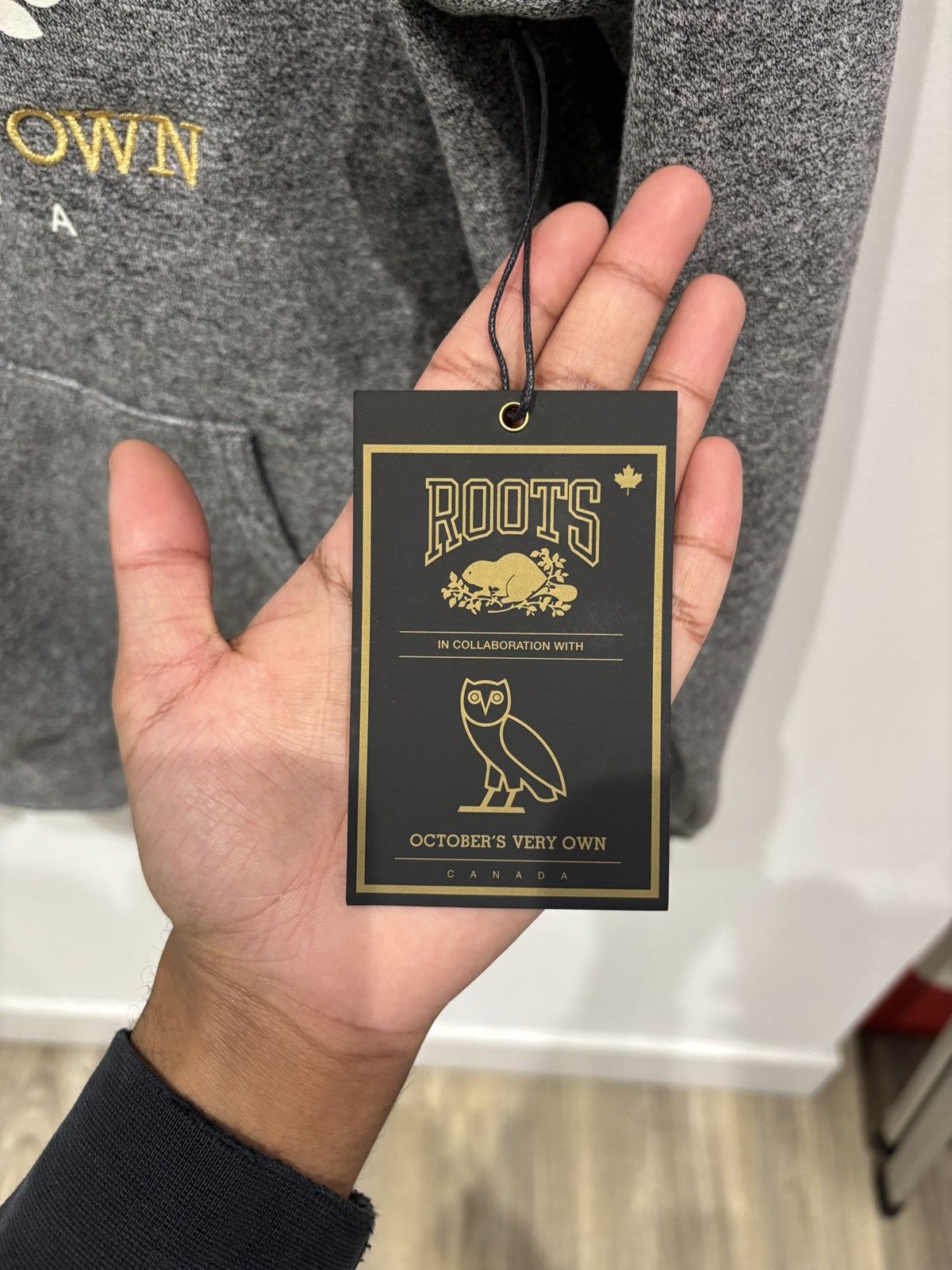 October's Very Own × Roots OVO Roots Canada Hoodie Grey Size: XXL Size US XXL / EU 58 / 5 - 4 Thumbnail