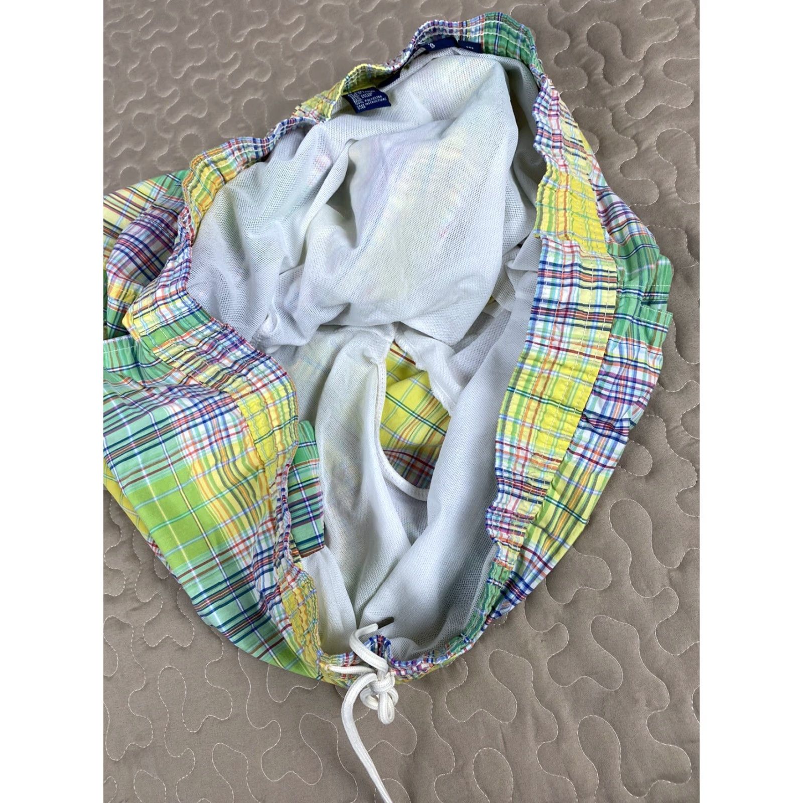 Polo Ralph Lauren VINTAGE Polo Ralph Lauren Plaid Mens Shorts 2XL Swim Trunks Plaid Bottom Mens XXL Size US XXL / EU 58 / 5 - 3 Thumbnail