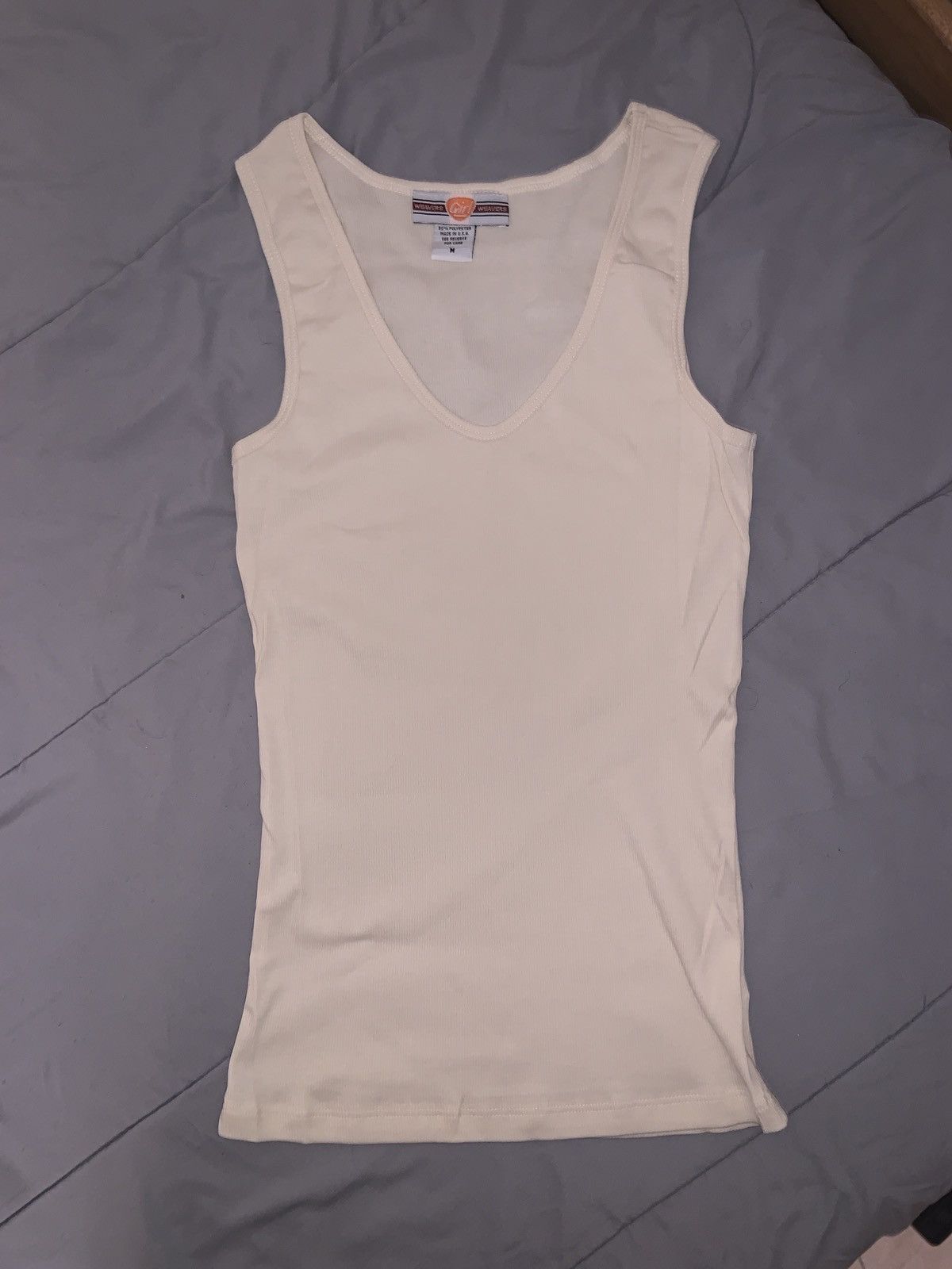 Other Woman’s Cream Color Tank Top - Size Medium - 3 In Stock Size M / US 6-8 / IT 42-44 - 1 Thumbnail