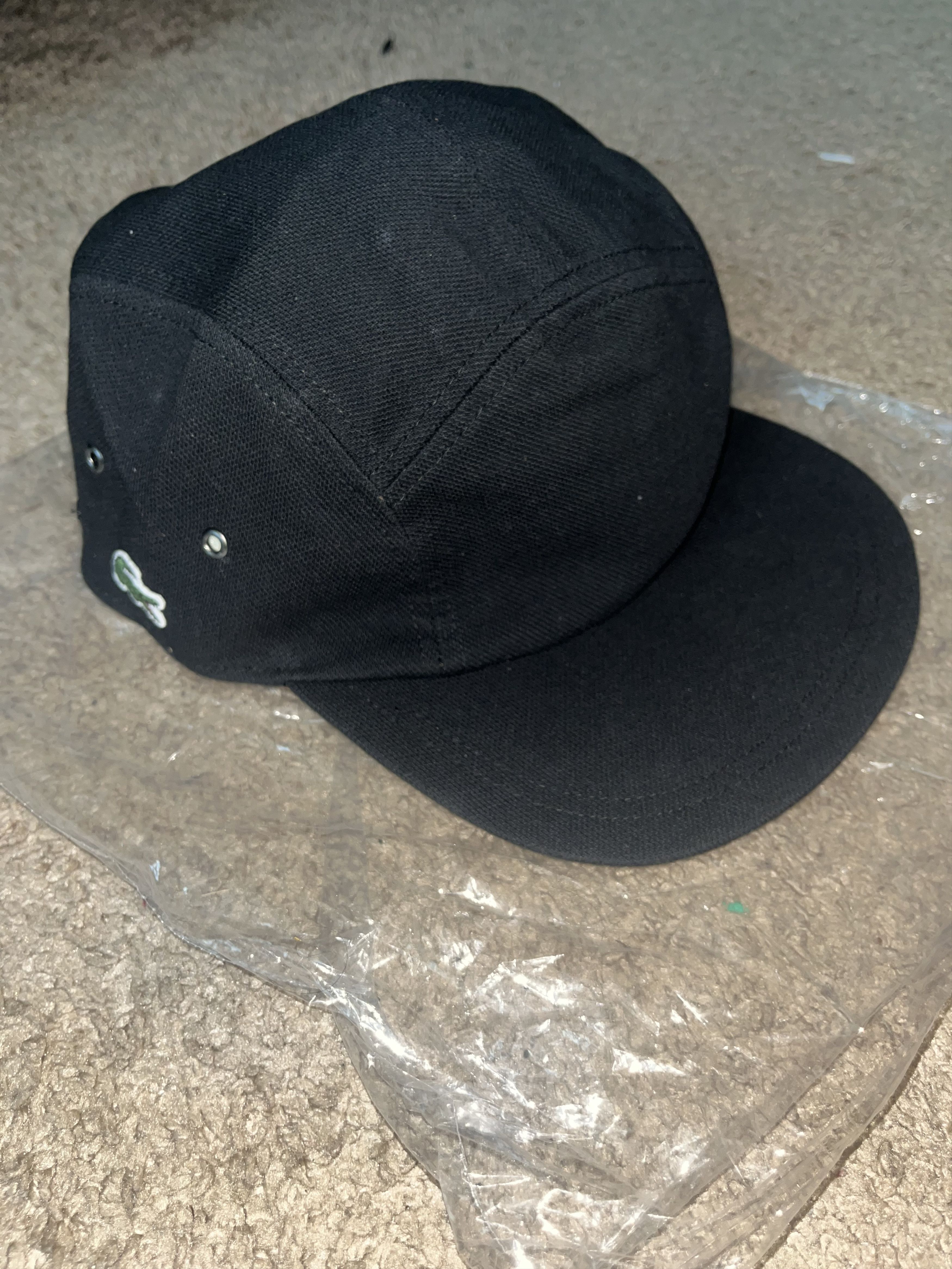 Lacoste × Supreme Supreme Lacoste Pique Knit Camp Cap Size ONE SIZE - 2 Thumbnail