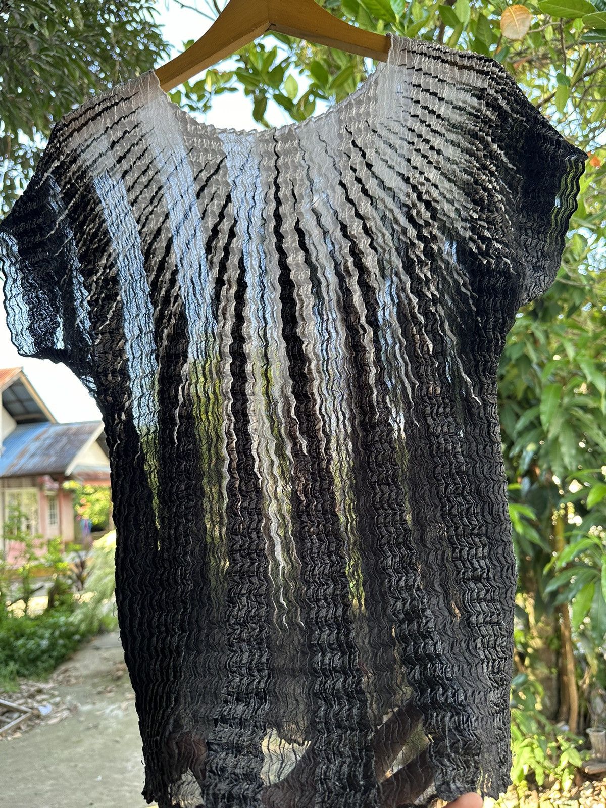 Japanese Brand UNKNOWN BRAND CRAZY PLEATS PLEASE ISSEY MIYAKE STYLE Size S / US 4 / IT 40 - 1 Thumbnail