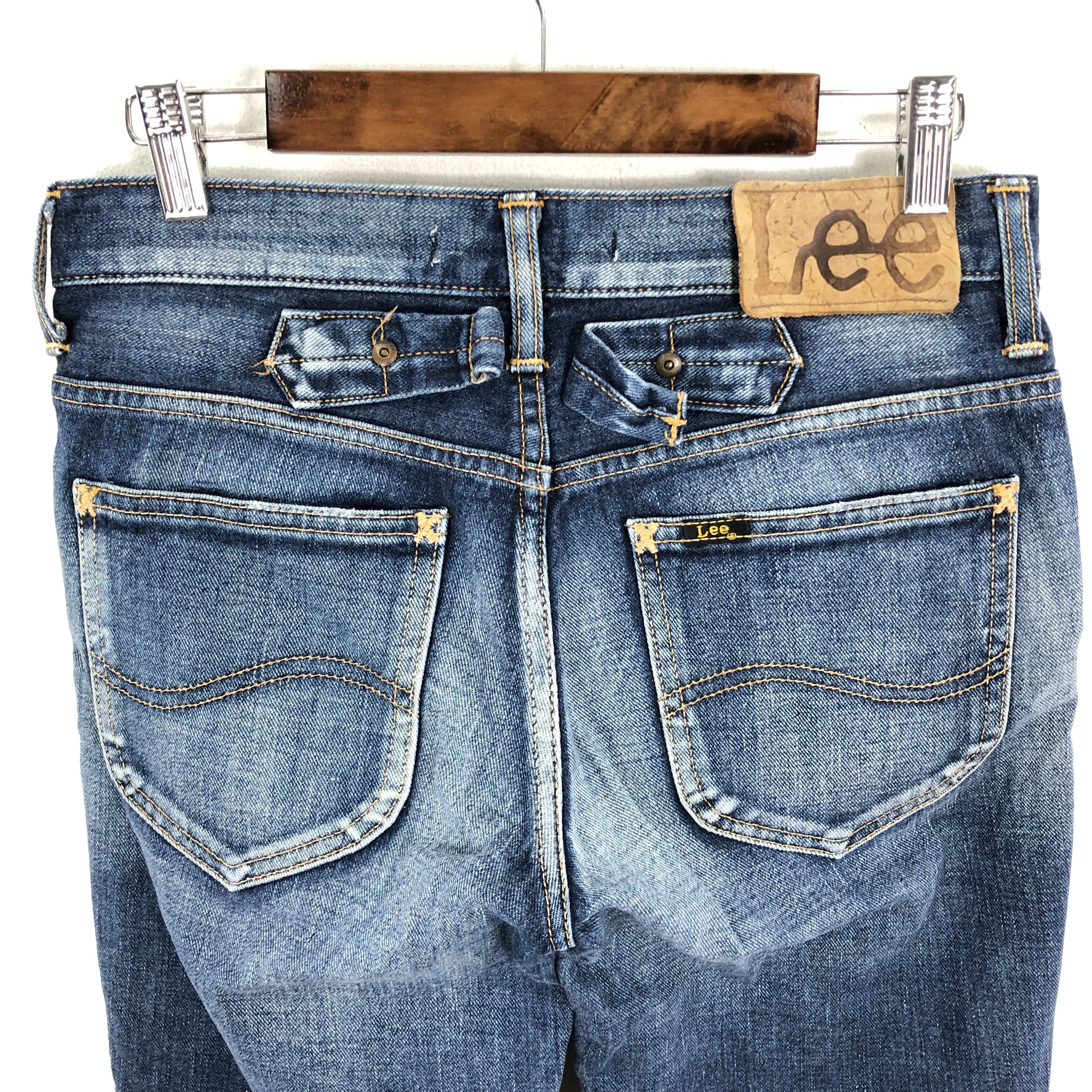Lee × Vintage 29 x 25.5 Vintage Lee Buckle Jeans L1382 Size US 29 - 5 Thumbnail