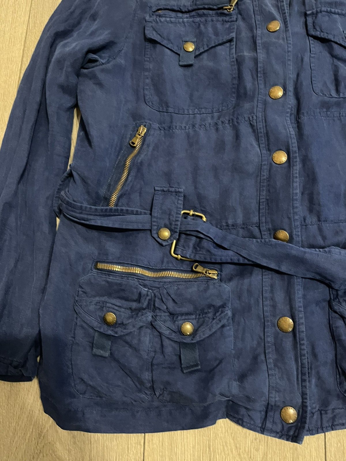Ralph Lauren × Ralph Lauren Blue Label Ralph Lauren Blue Label Jacket Utility Belted Military M Size M / US 6-8 / IT 42-44 - 5 Thumbnail