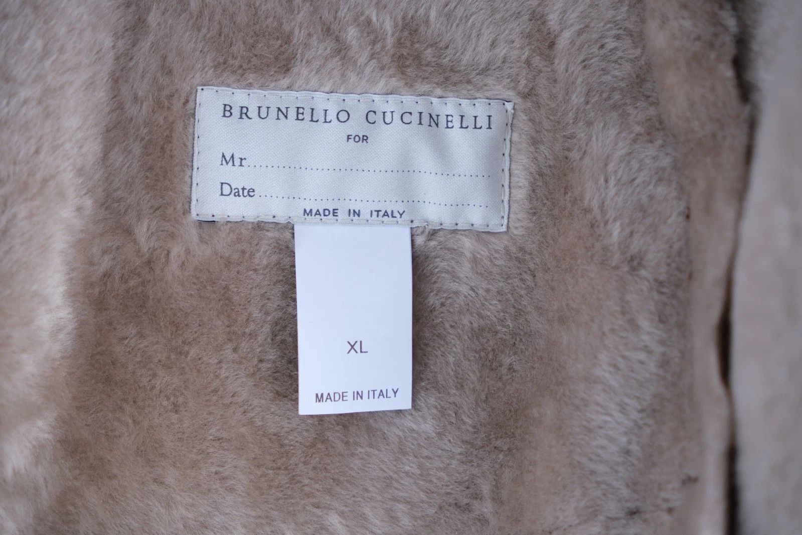 Brunello Cucinelli NEW Brunello Cucinelli Shearling Biker Brown XL Size US XL / EU 56 / 4 - 7 Thumbnail