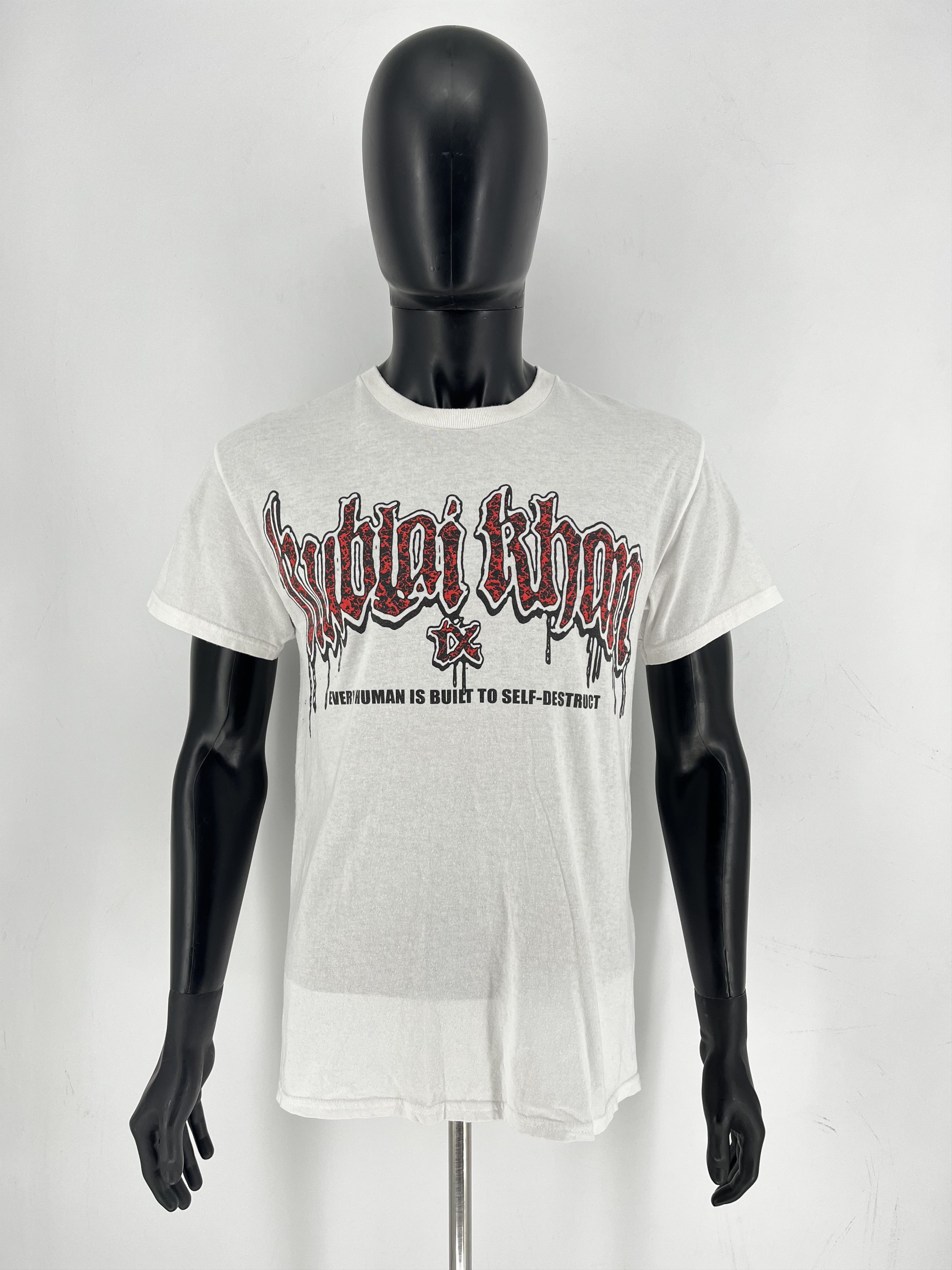 Band Tees Kublai Khan - Totality White - T-Shirt Size M Size US M / EU 48-50 / 2 - 2 Thumbnail