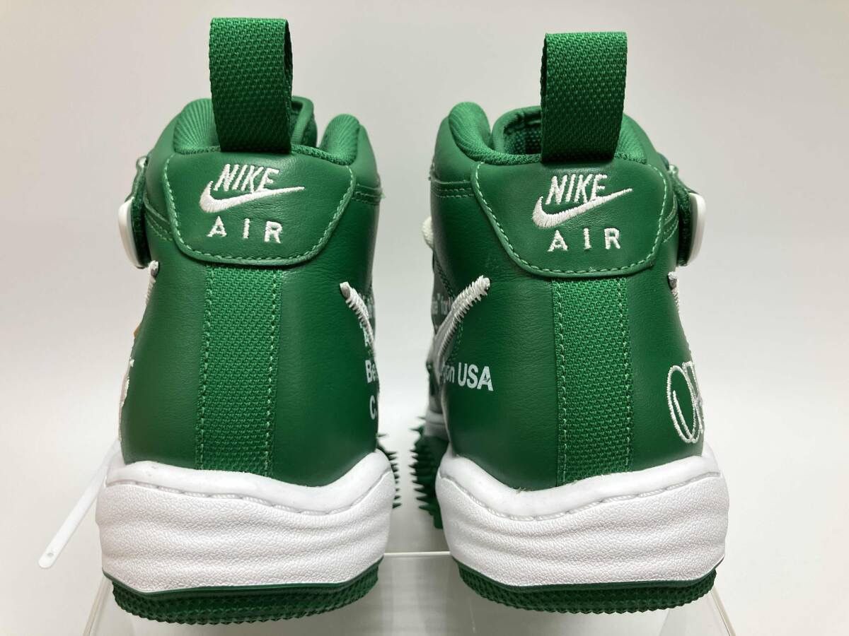 Nike × Off-White Off-White Air Force 1 Mid Green Size US 10 / EU 43 - 4 Thumbnail