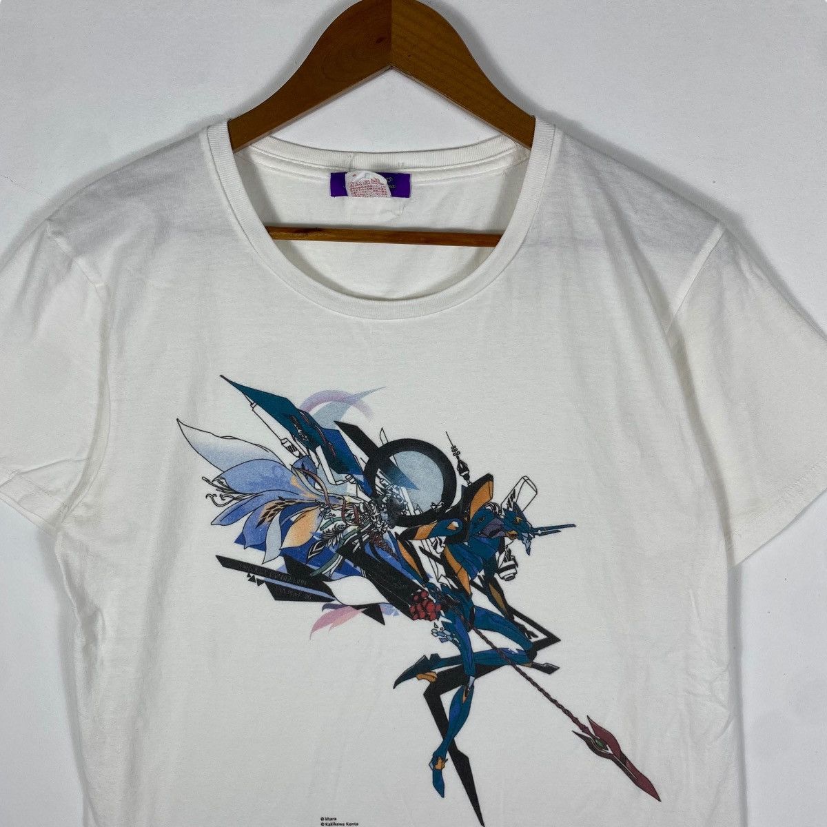 Anime × Japanese Brand Kakikawa Kenta NEW EVANGELION Illustration Art Radio Eva Size US L / EU 52-54 / 3 - 2 Thumbnail