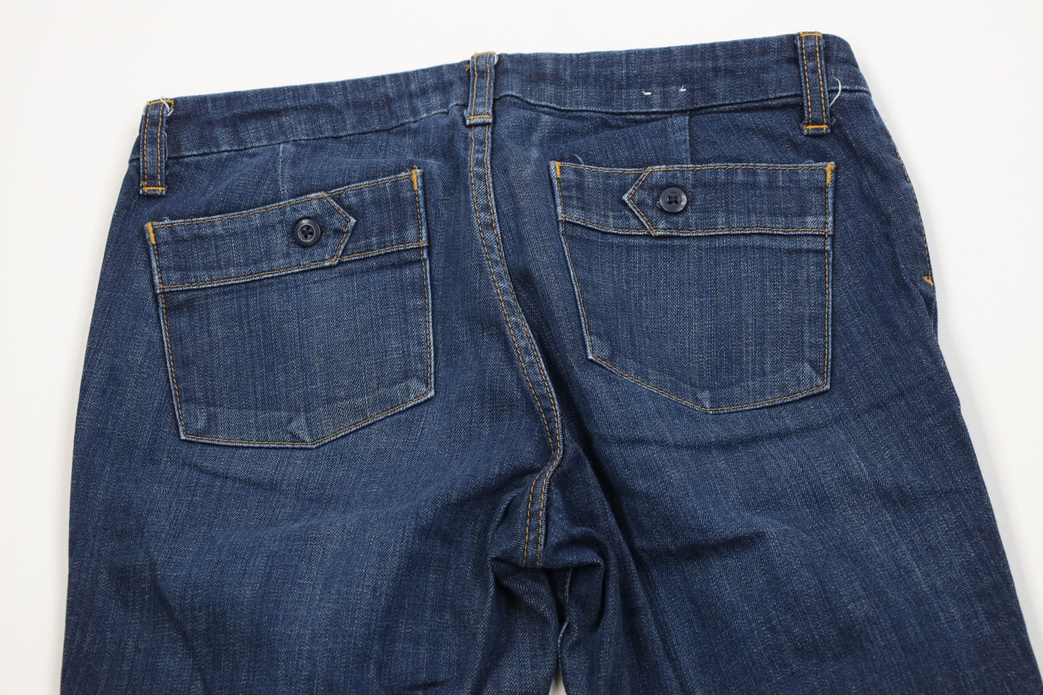 Banana Republic Vintage Y2K Banana Republic Flared Wide Leg Jeans Blue Size 27" / US 4 / IT 40 - 10 Thumbnail