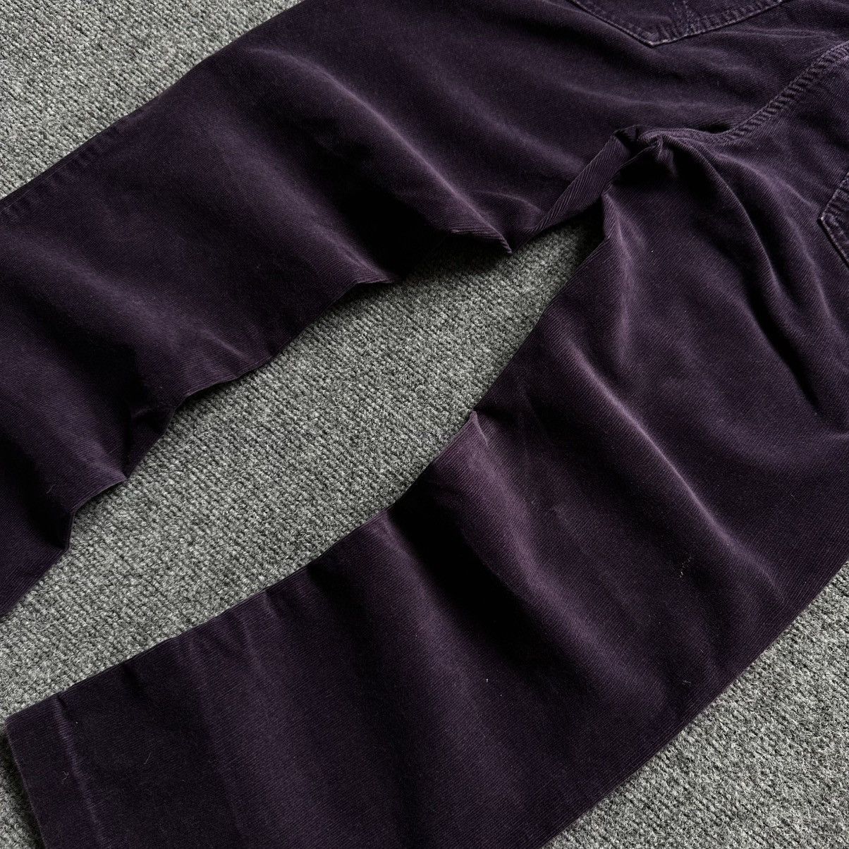 Hypebeast VTG Women’s Velvet Pants Mark Spencer Size 6 00s USA Size 28" / US 6 / IT 42 - 11 Thumbnail