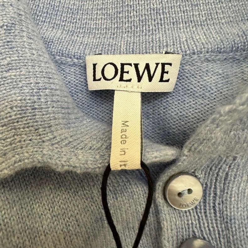 Loewe LOEWE Short Polo collar in pure color Size XS / US 0-2 / IT 36-38 - 4 Thumbnail