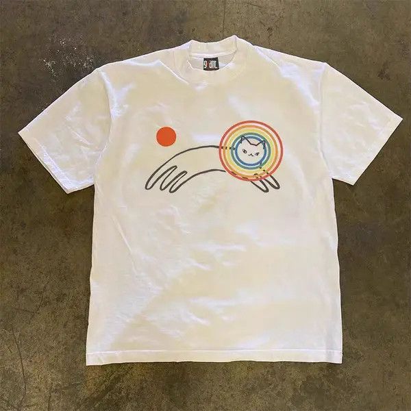 Vintage nezawa x Miyu Loose Printed Short Sleeve T-Shirt Size US M / EU 48-50 / 2 - 4 Thumbnail