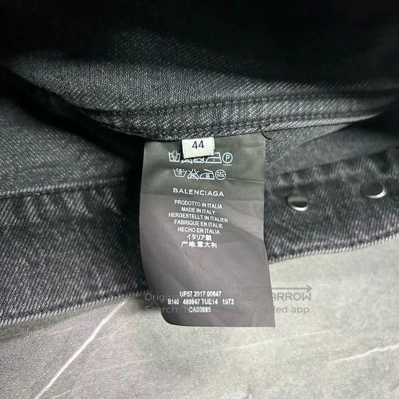 Balenciaga Balenciaga Sinners Denim Jacket. Size US M / EU 48-50 / 2 - 9 Thumbnail