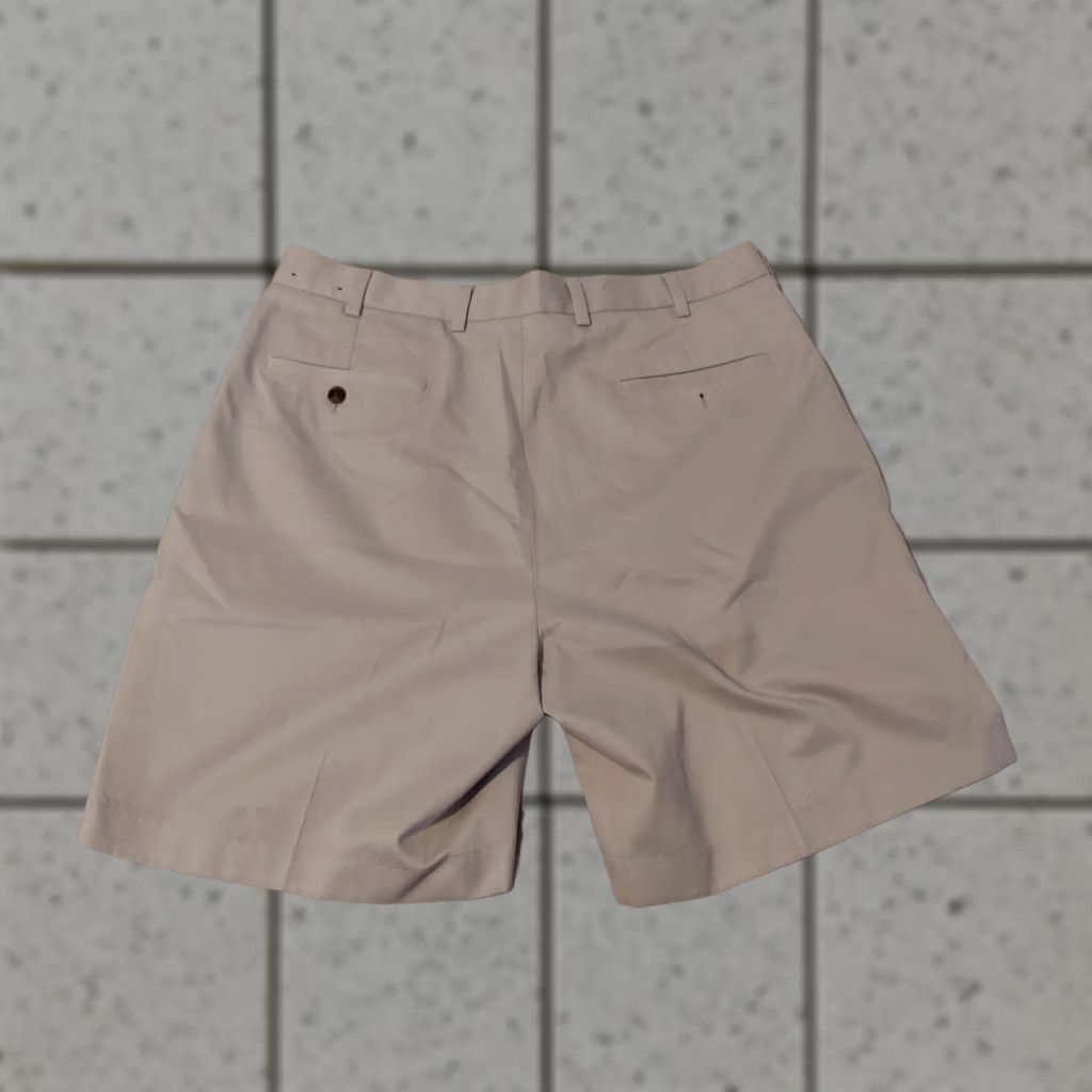 Brooks Brothers Mens Brooks Brothers 36 Cotton Chino Shorts Khaki Size US 36 / EU 52 - 1 Thumbnail