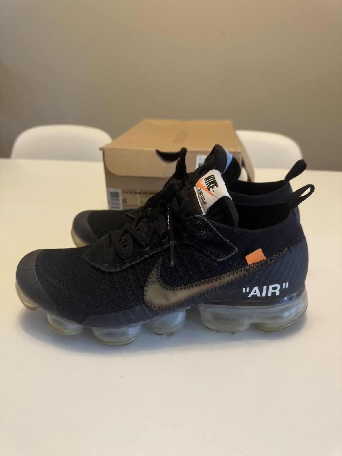 Nike × Off-White The 10: Vapormax Black Size US 8 / EU 41 - 1 Thumbnail