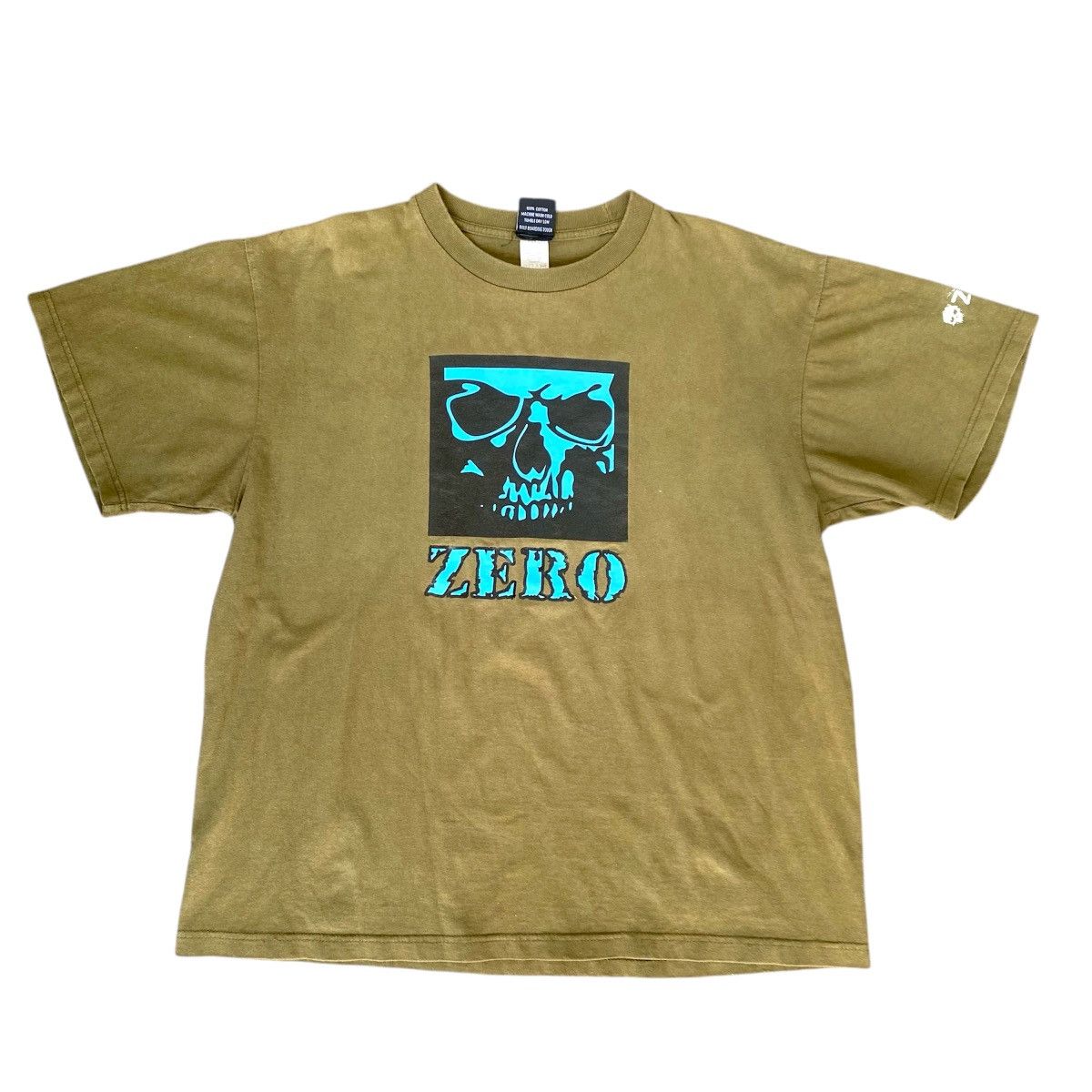 Vintage Vintage Y2k Zero Skulls Logo Skateboards tee Size US L / EU 52-54 / 3 - 1 Thumbnail