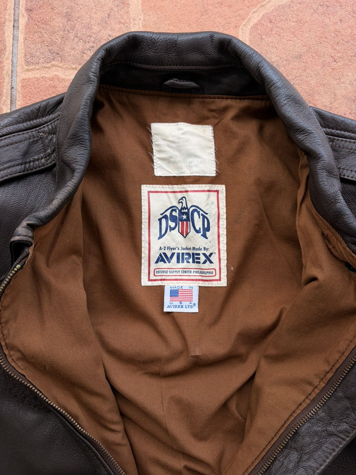 Avirex Vintage Avirex leather bomber jacket Size US XL / EU 56 / 4 - 2 Thumbnail