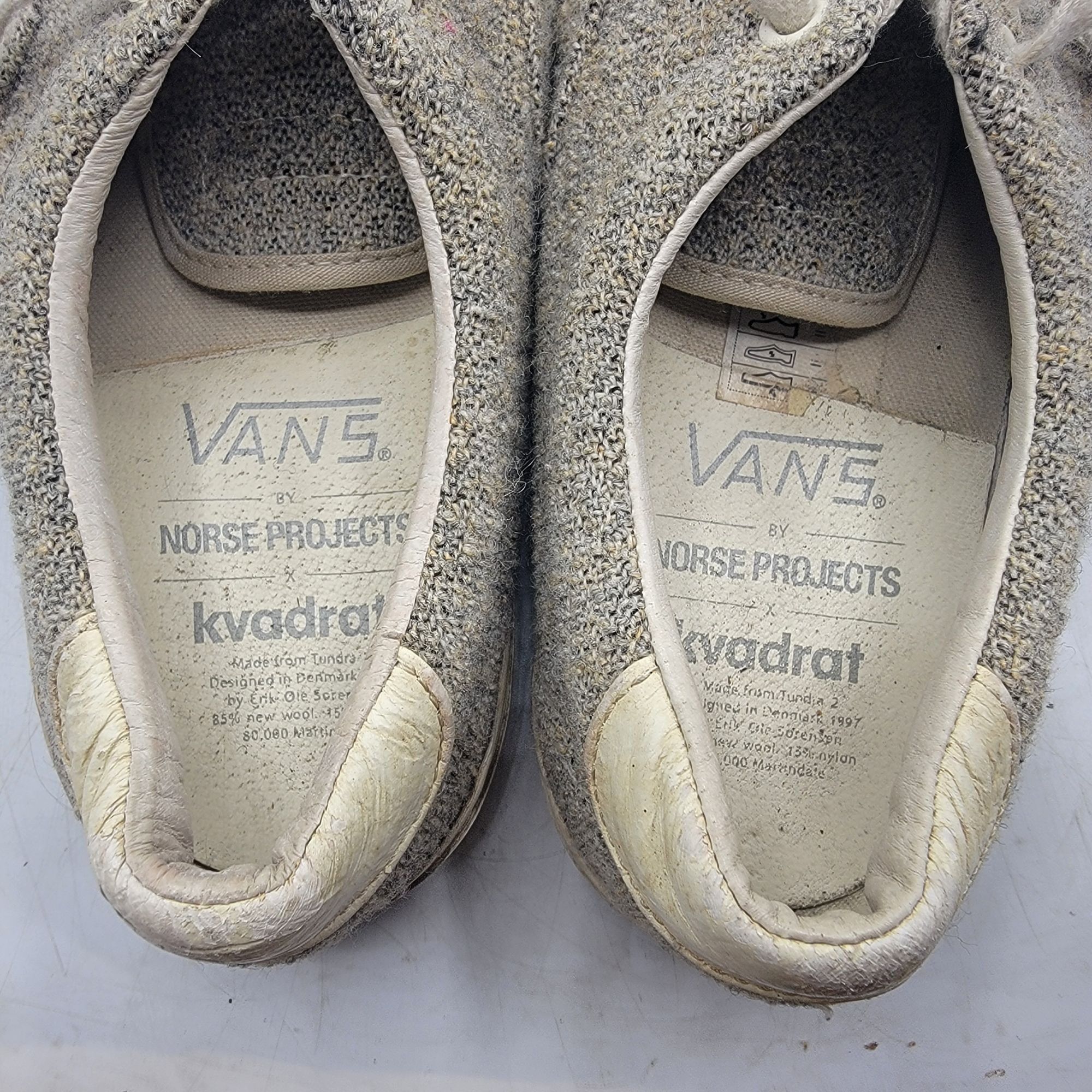 Norse Projects × Vans Norse Projects x Vans x Kvadrat Era LX 59 Hazey Gray Mens 9. Size US 9.5 / EU 42-43 - 5 Thumbnail