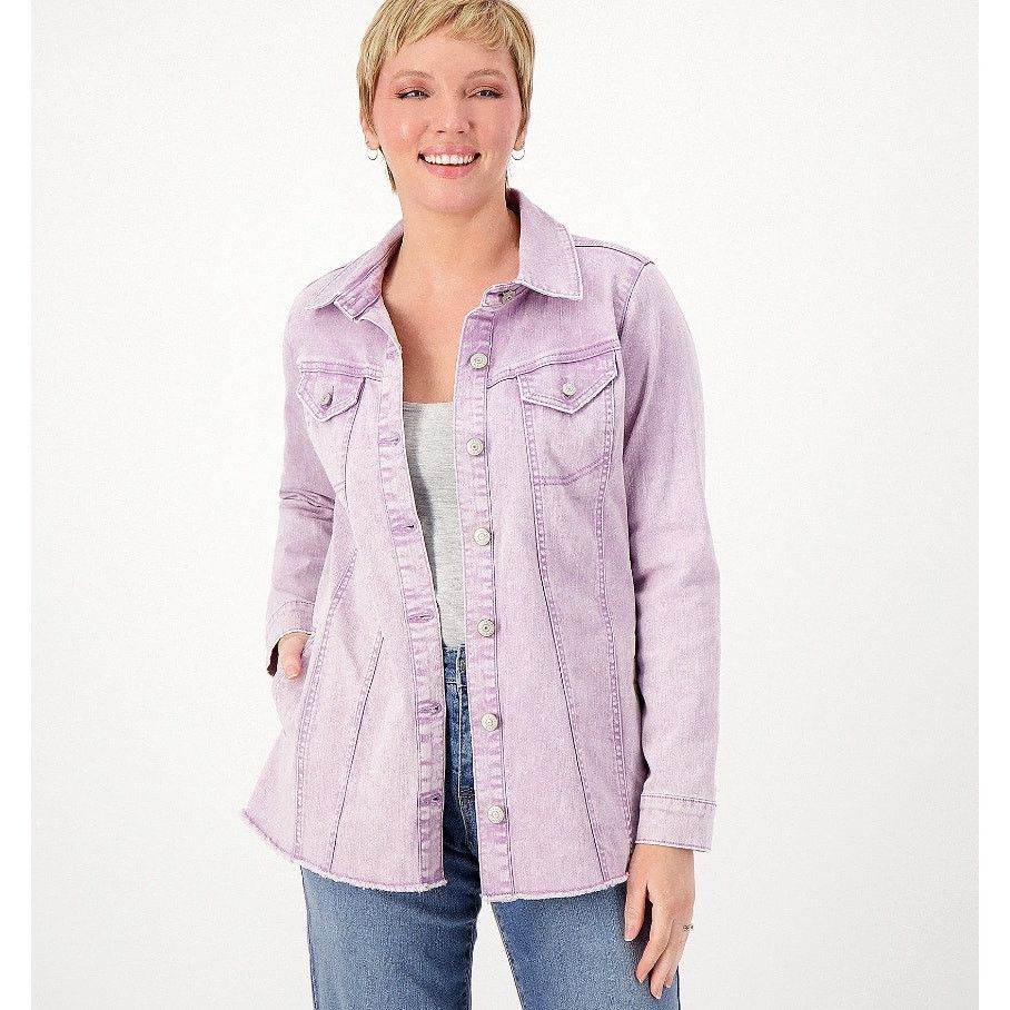 Other LOGO by Lori Goldstein Jeans Jacket Womens Size XXS / US 00 / IT 34 - 1 Thumbnail