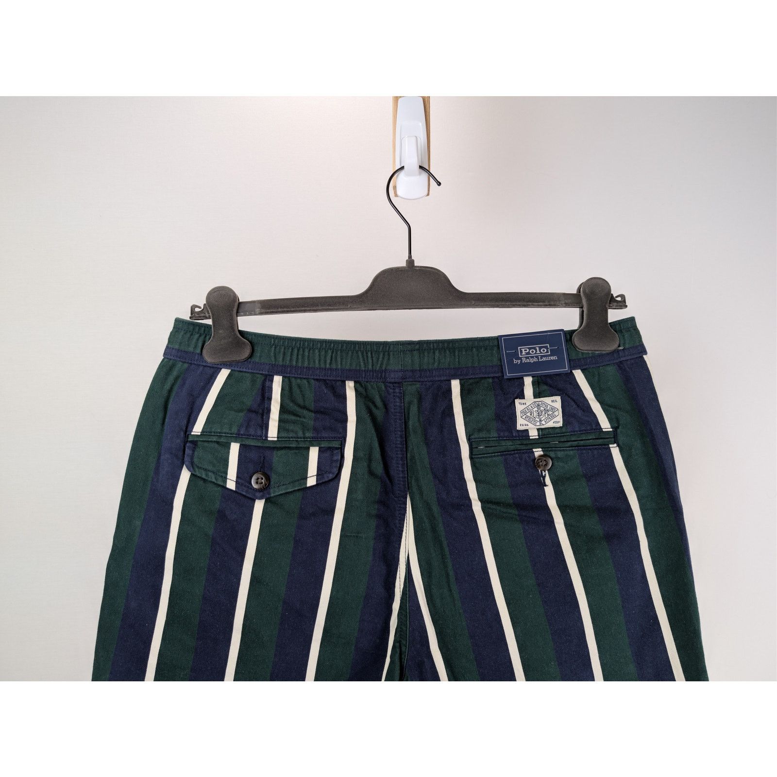 Polo Ralph Lauren o1rshd1 CC20 Relaxed Fit Striped Sateen Trouser Multicolor Size US 32 / EU 48 - 11 Thumbnail