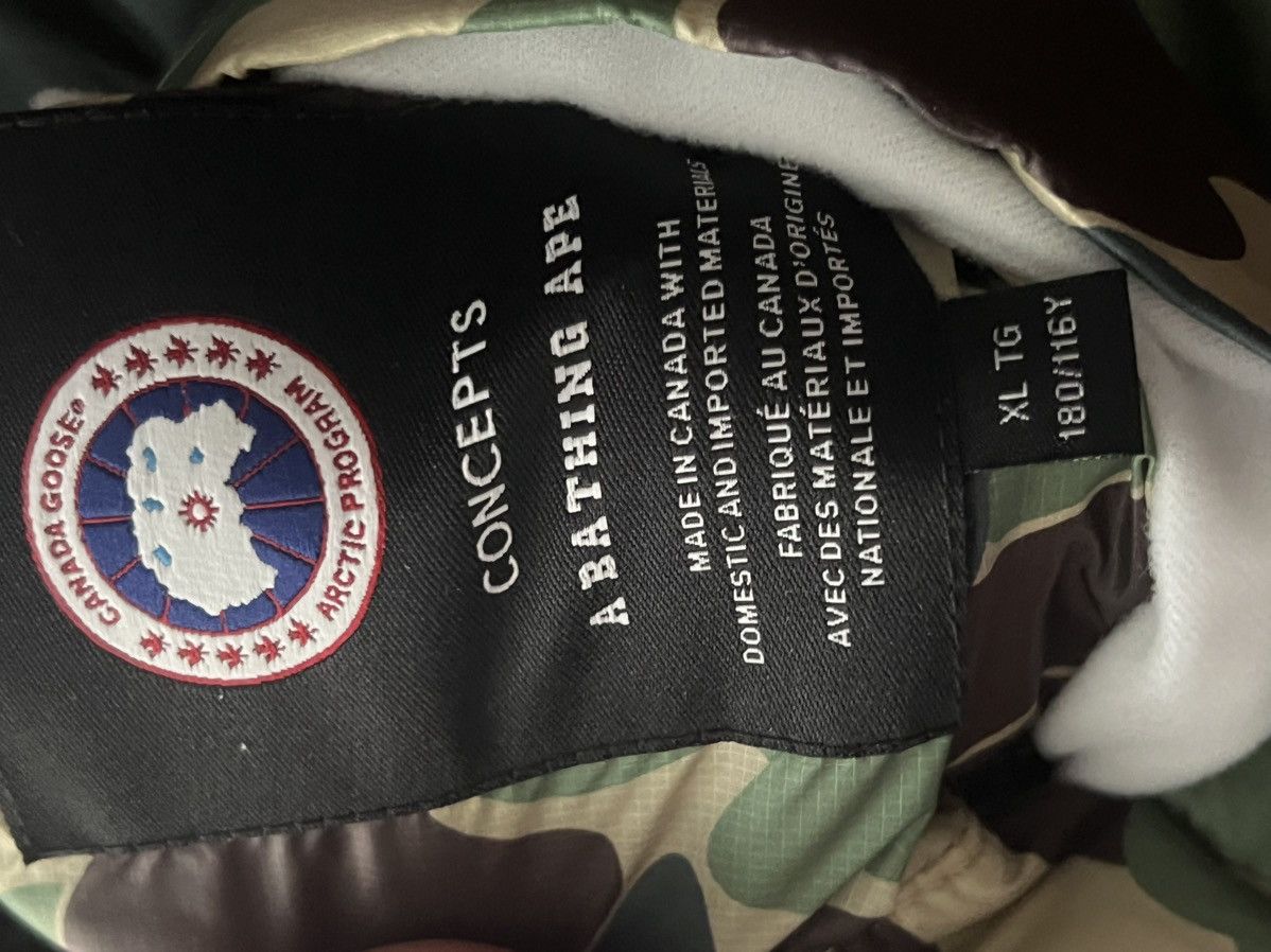 Bape × Canada Goose Bape x canada goose Size US XL / EU 56 / 4 - 12 Thumbnail