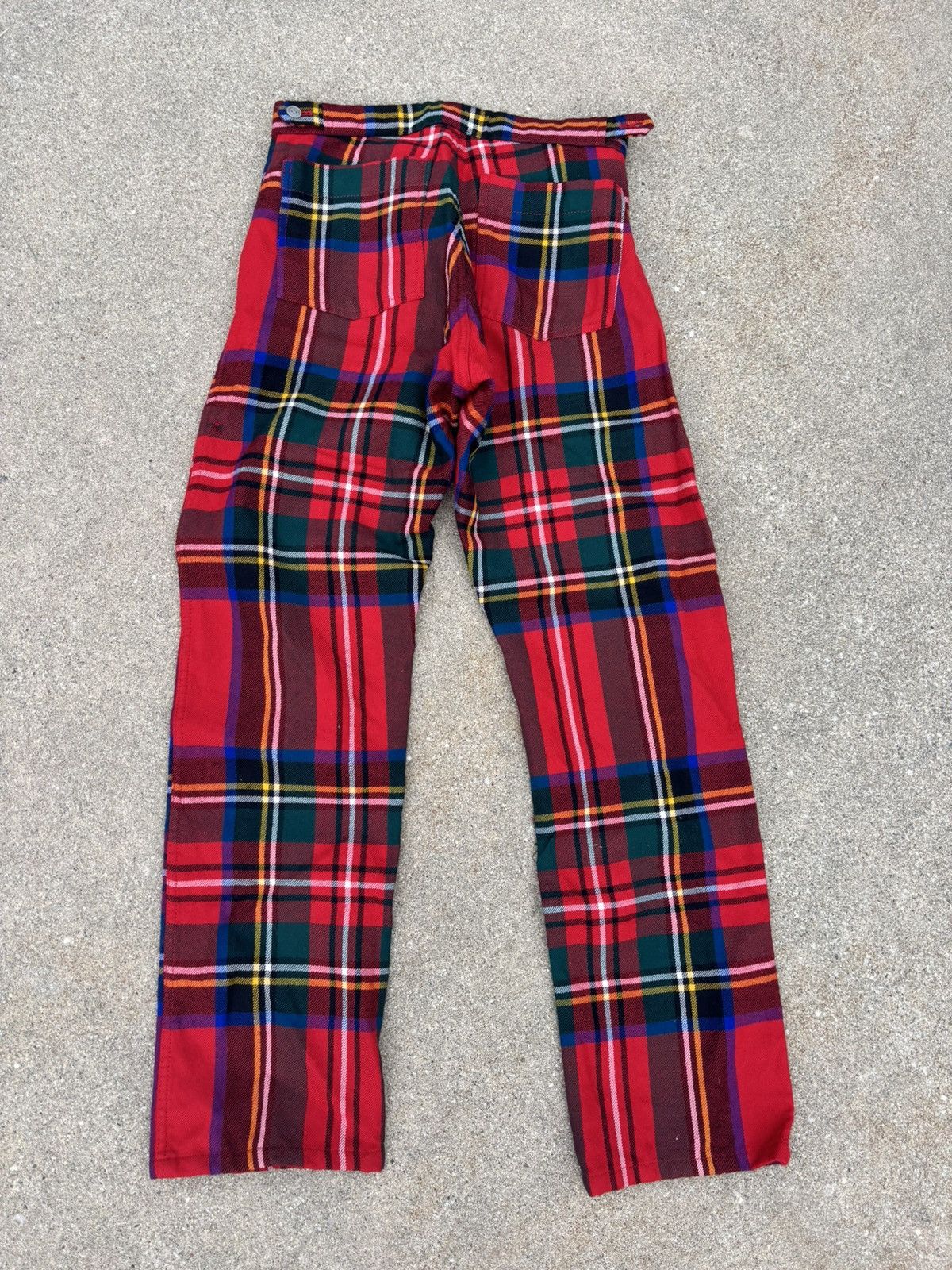 Comme des Garcons Homme Plus AD2000 Tartan Plaid Pants Size US 30 / EU 46 - 2 Thumbnail