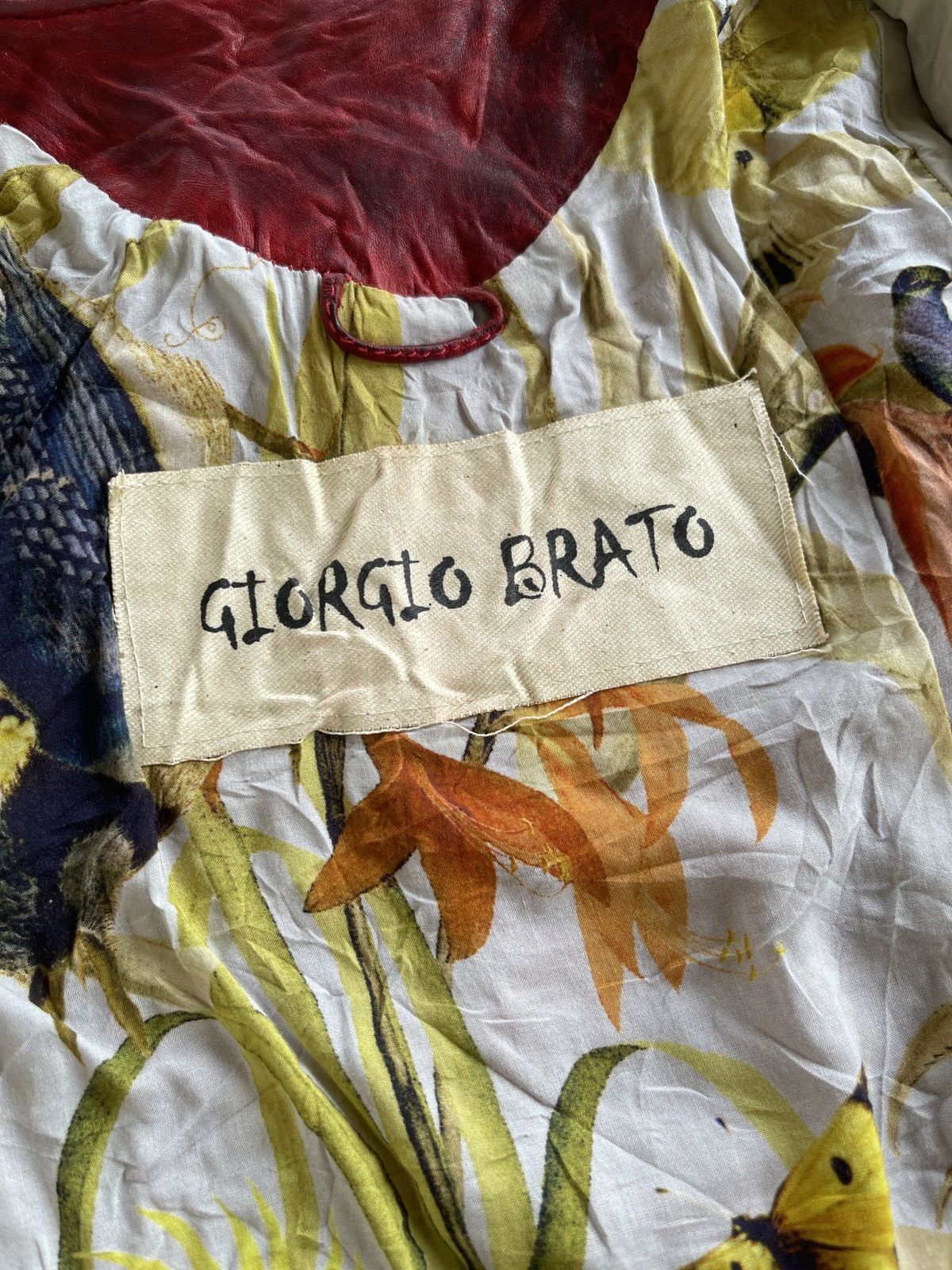 Giorgio Brato Giorgio Brato Leather Dirty Bikers Jacket Size S / US 4 / IT 40 - 18 Thumbnail