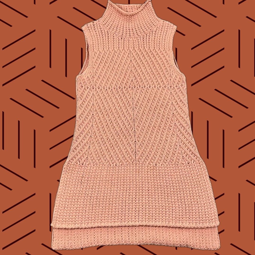 Alice + Olivia ALICE + OLIVIA Abbot Sweater Womens XS Pink Mock Neck Knit Tunic Casual Classic Size XS / US 0-2 / IT 36-38 - 1 Thumbnail