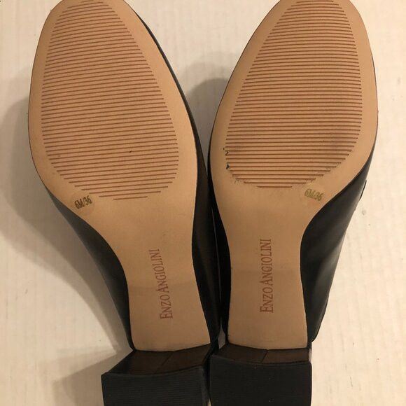 Other ENZO ANGIOLINI WOMEN'S NEW BLACK LEATHER MULES SIZE: 6M Size US 6 / IT 36 - 6 Thumbnail