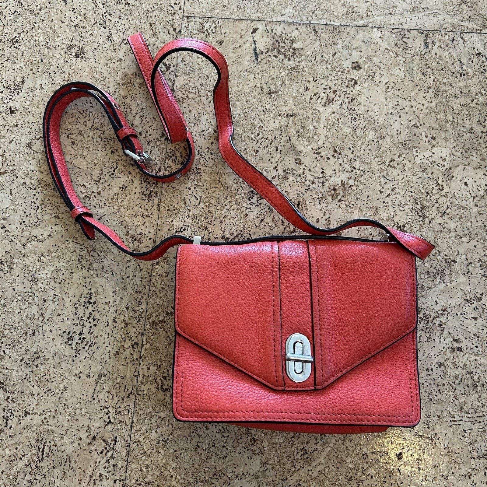 Rebecca Minkoff Pebbled Leather Crossbody Mini Purse Shoulder Bag Size ONE SIZE - 1 Thumbnail