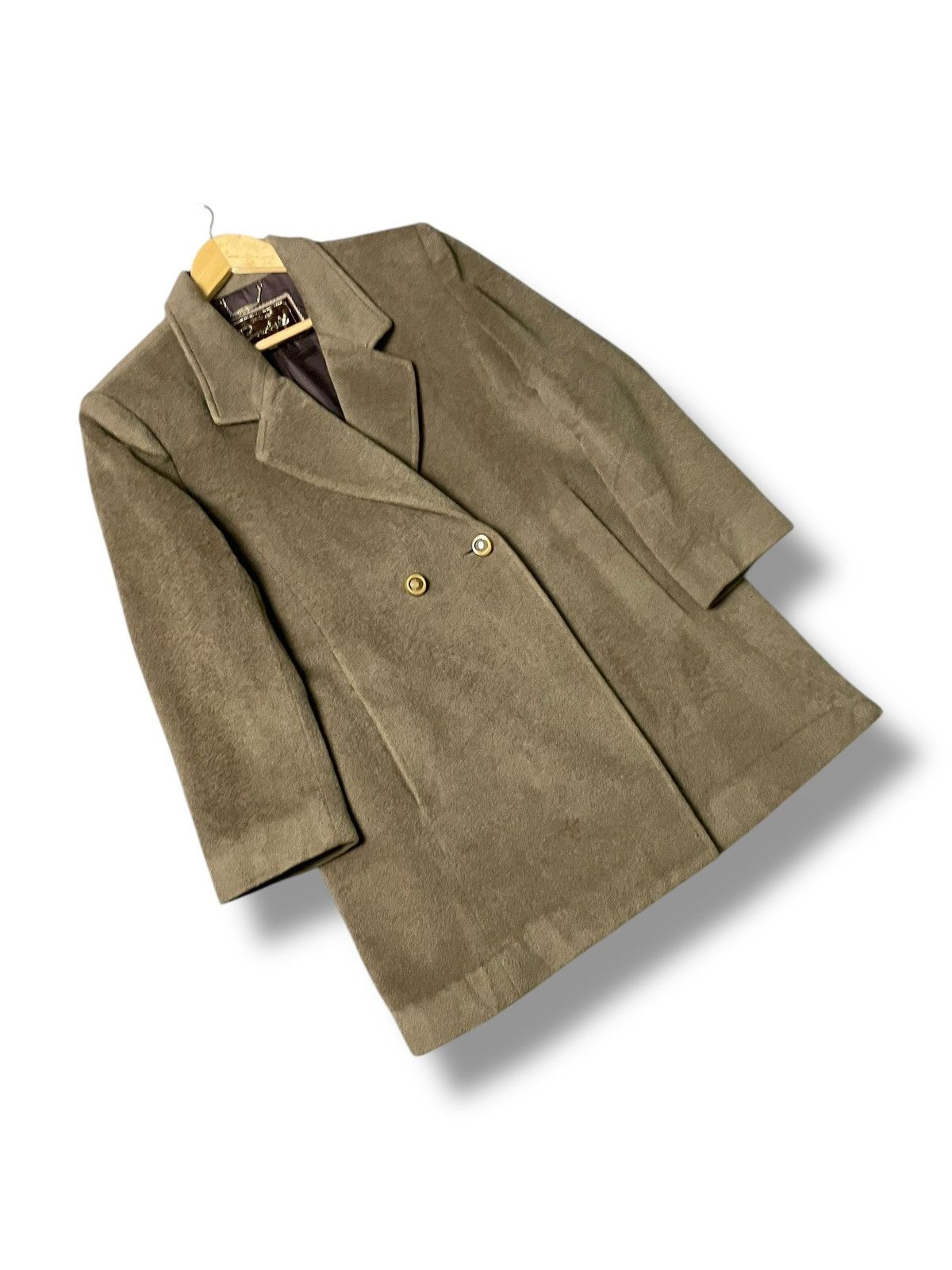 Japanese Brand × Vintage Vintage Bowbell Brand Velvet Double Breasted Coat (65) Size US XS / EU 42 / 0 - 4 Thumbnail