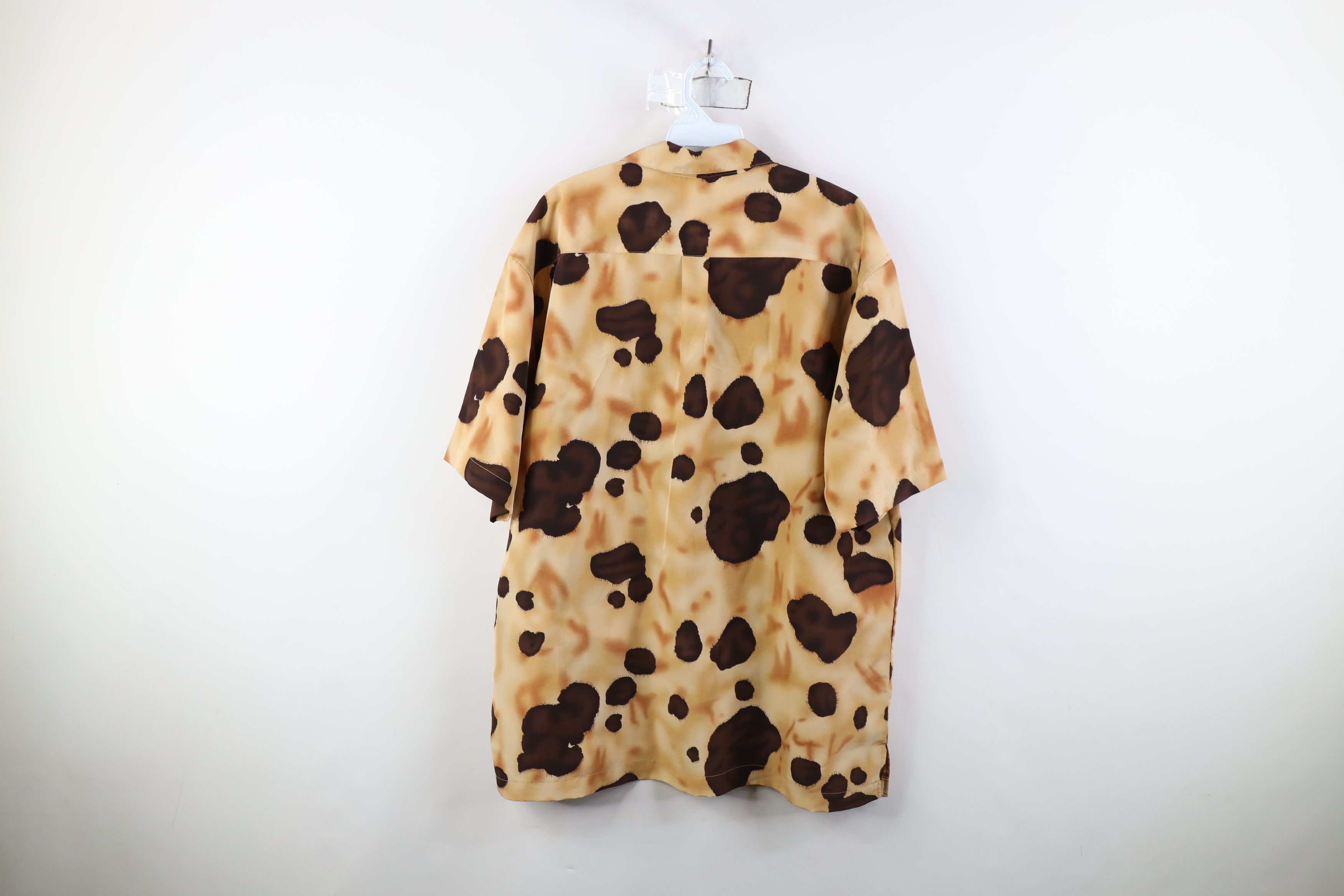 Vintage Vintage 90s Y2K Streetwear Cow Spot Baggy Button Shirt Size US M / EU 48-50 / 2 - 12 Thumbnail