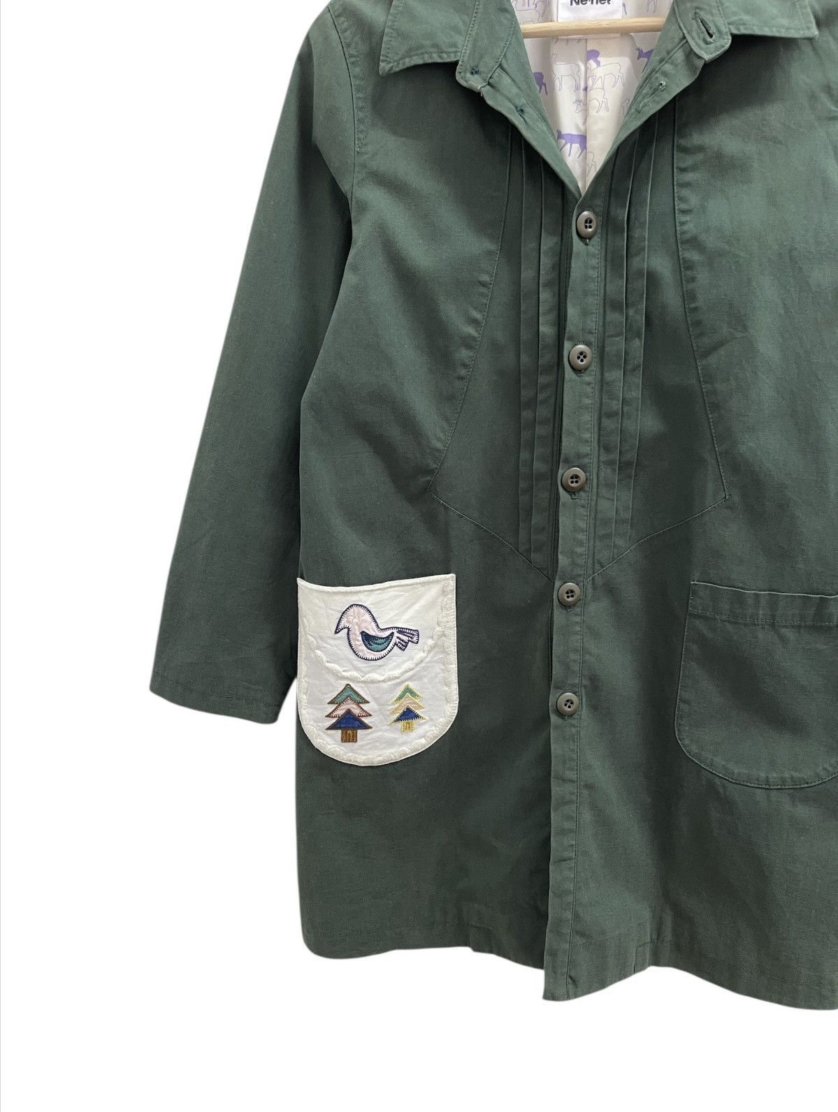 Ne-Net Ne-Net Olive Long Jacket Size US S / EU 44-46 / 1 - 3 Thumbnail