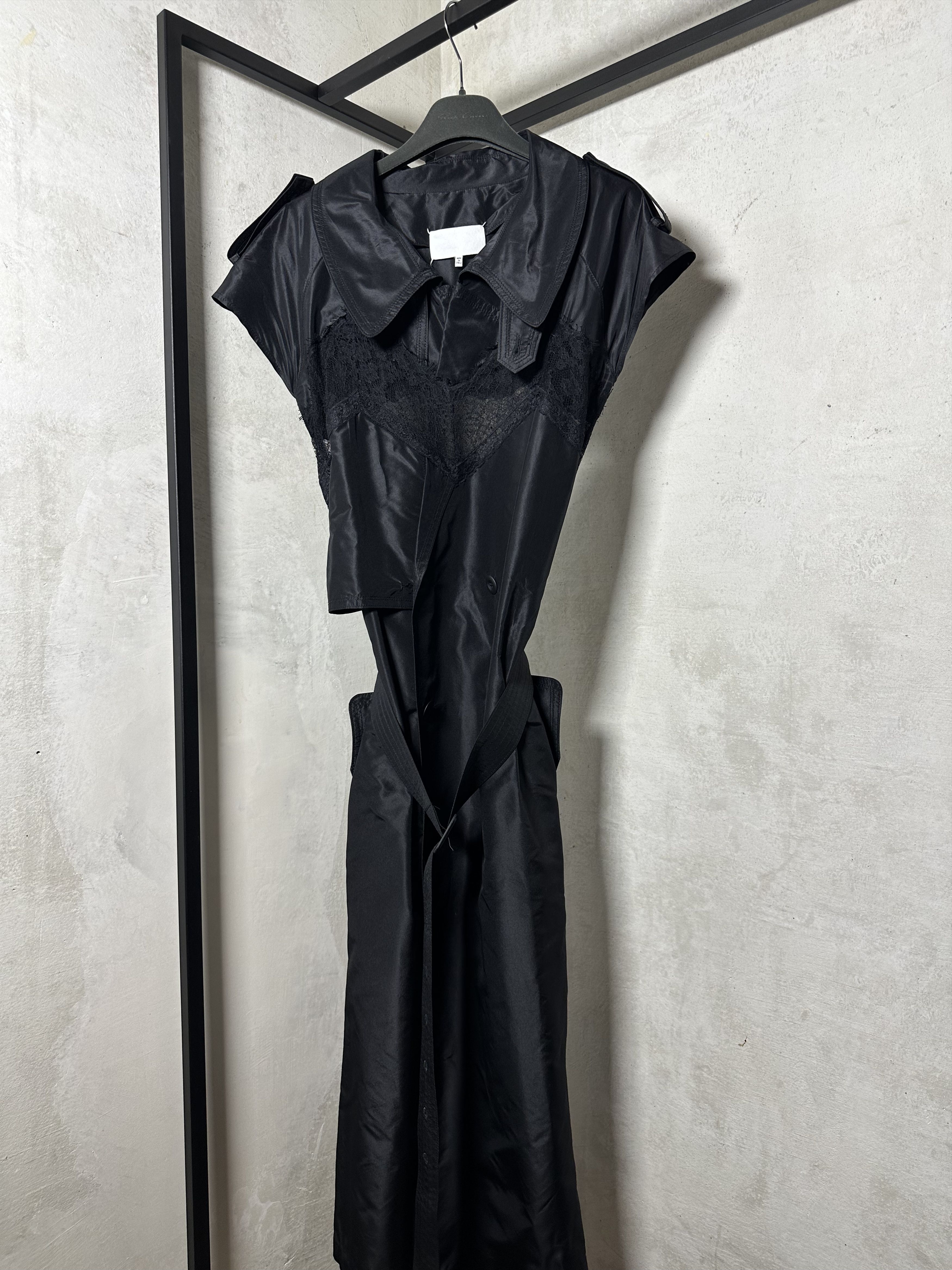Maison Margiela Maison Margiela SS17 Lace Trench Coat Midi Dress Size S / US 4 / IT 40 - 3 Thumbnail