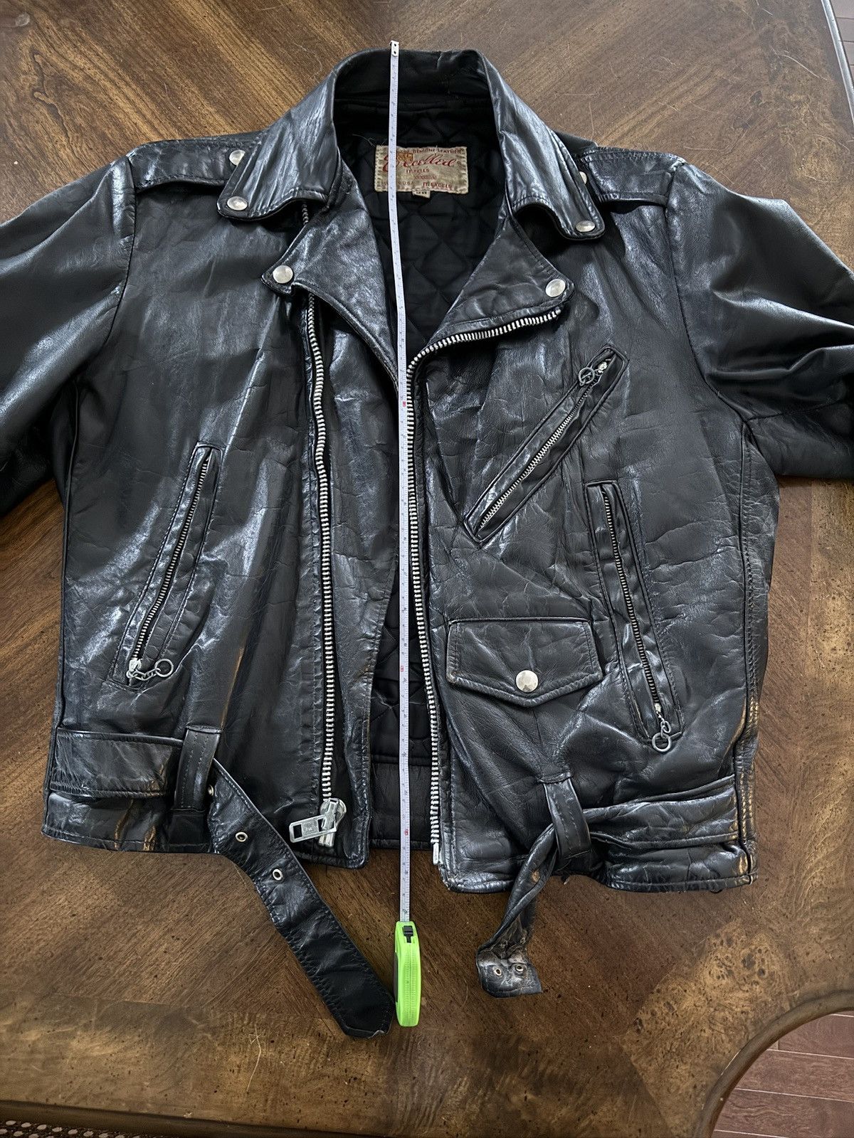 Excelled Excelled 1970s leather perfecto biker jacket Size US S / EU 44-46 / 1 - 3 Thumbnail