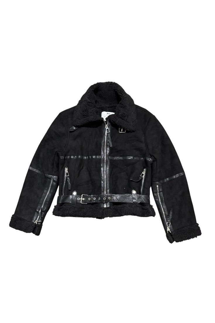If Six Was Nine Japanese Ance fur mohair sheep jacket suede style B3 Size S / US 4 / IT 40 - 2 Thumbnail