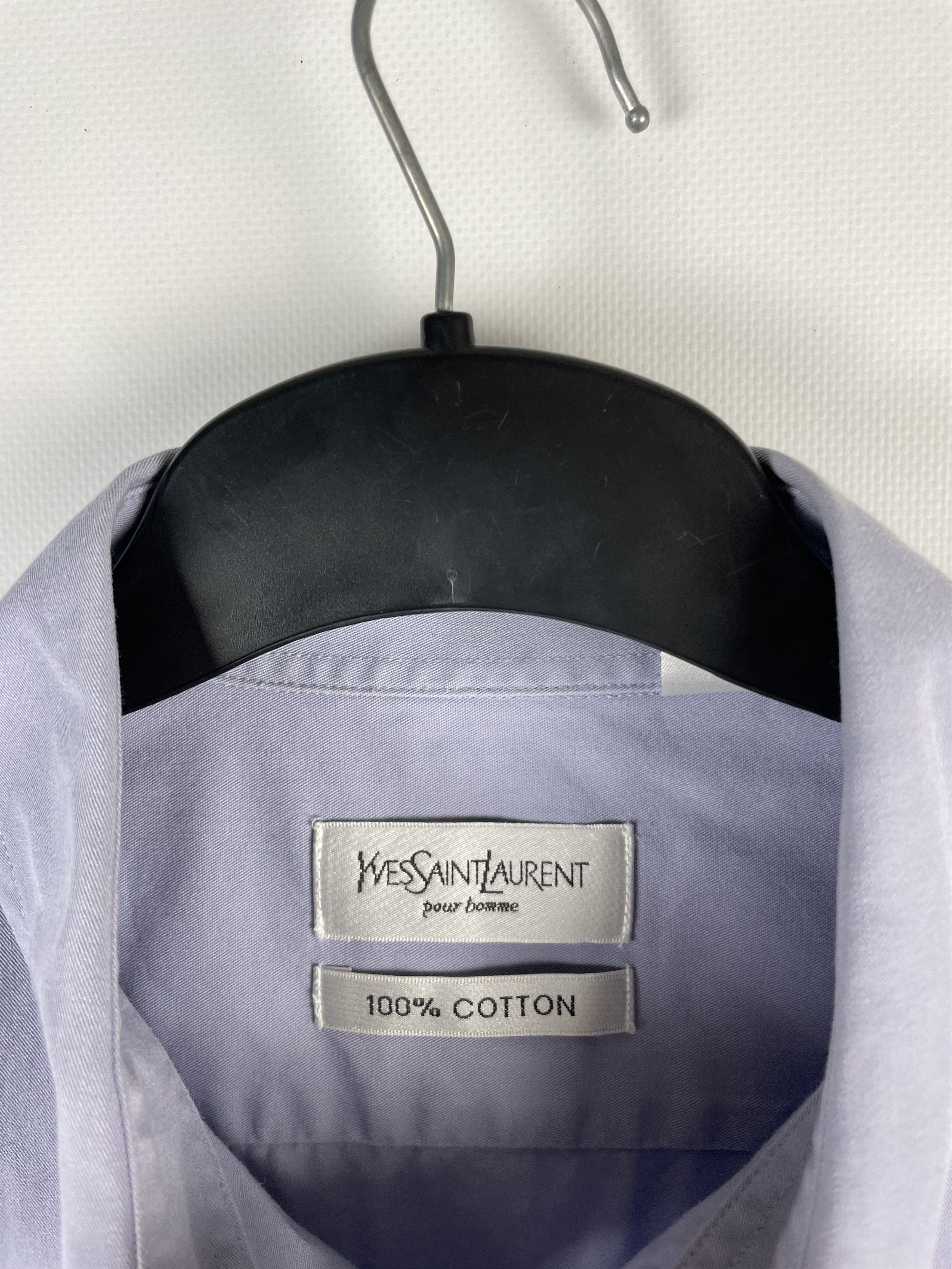 Vintage Vintage Yves Saint Laurent YSL Shirt Button Up Rare Size US M / EU 48-50 / 2 - 5 Thumbnail