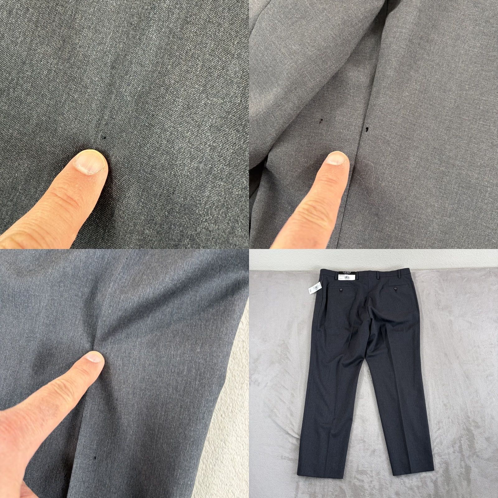 Ralph Lauren Ralph Lauren LRL Slim Fit Suit Men 46R Charcoal Wool 2 Piece Pants 38x30 NWT 60 Size 46R - 10 Thumbnail