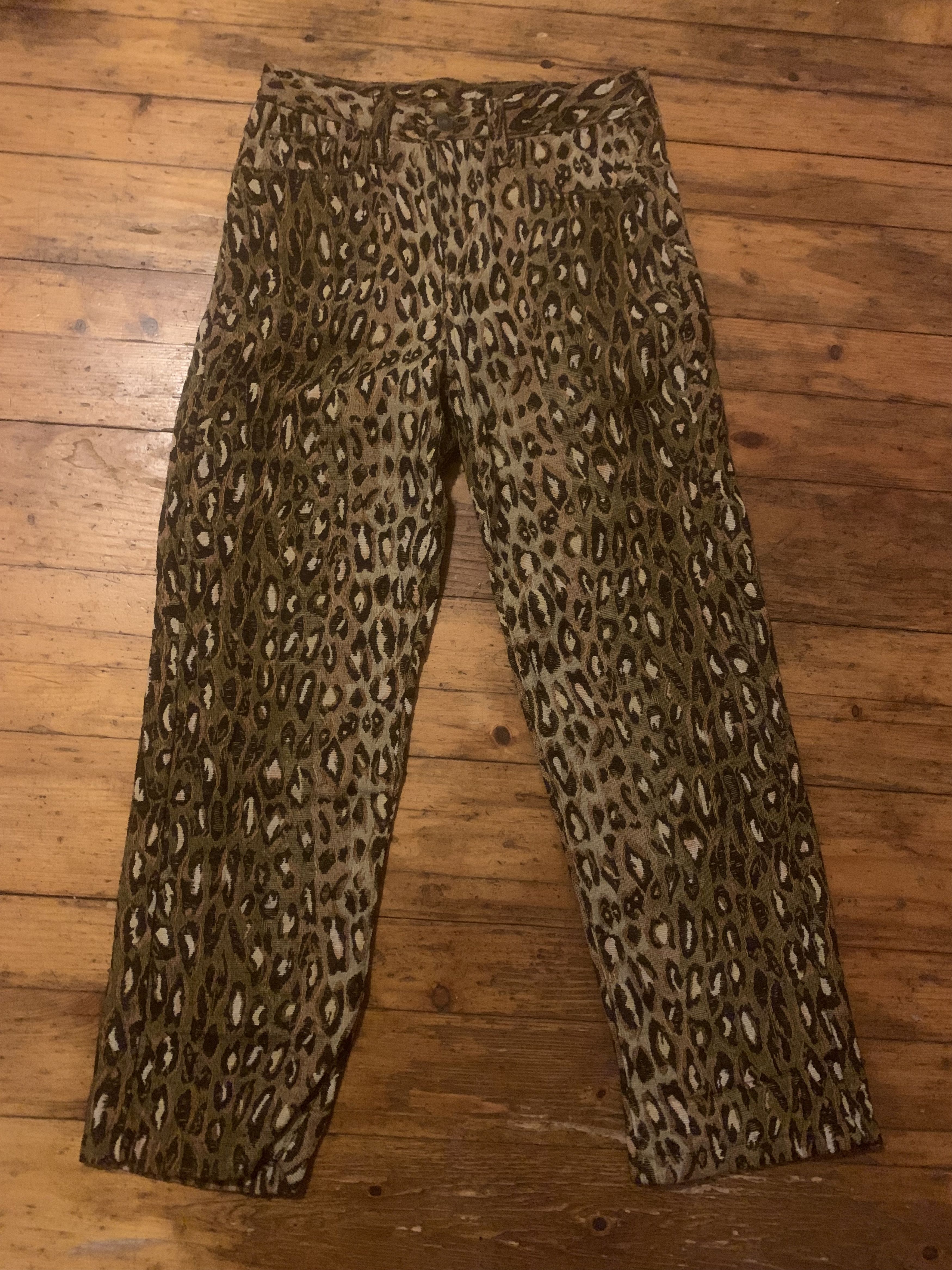 Jaded London Jaded London Men's Leopard Tapestry Skate Fit Jeans Size US 30 / EU 46 - 2 Thumbnail