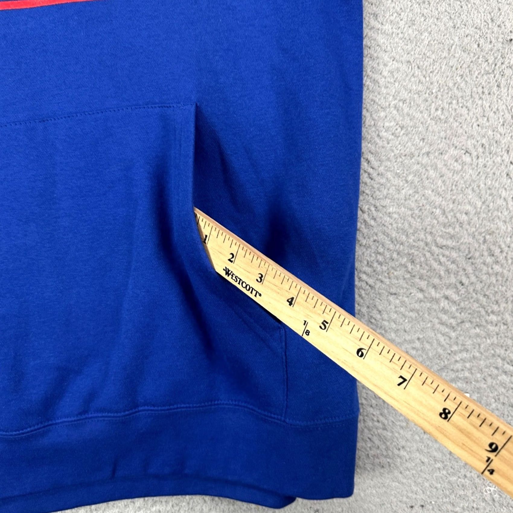 Vintage New York Giants Sweatshirt Hoodie Mens Medium Blue Drawstring Football Majestic Size US M / EU 48-50 / 2 - 7 Thumbnail