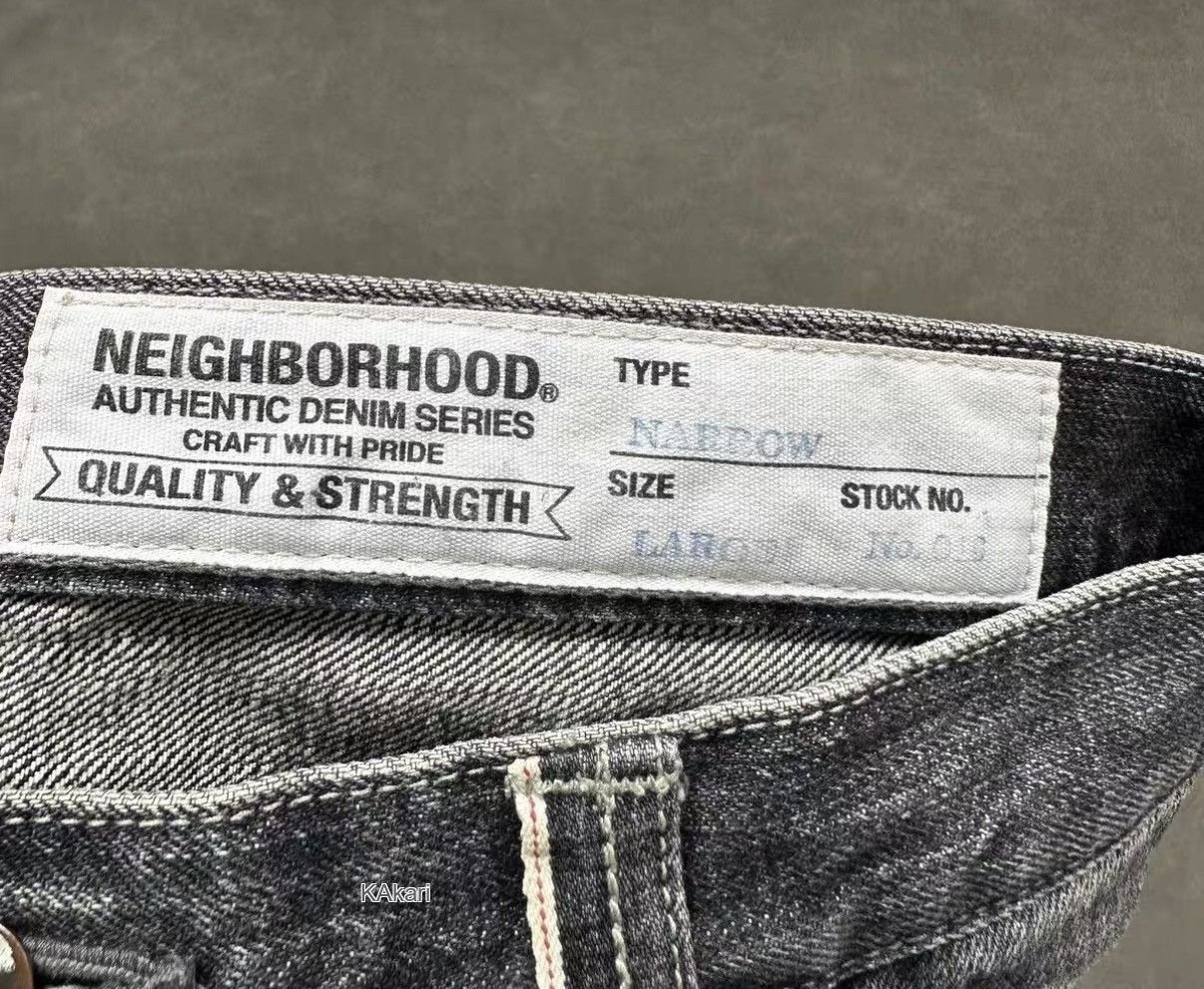 Neighborhood Gray Distressed Patchwork Denim Jeans Size 36 Size US 36 / EU 52 - 6 Thumbnail