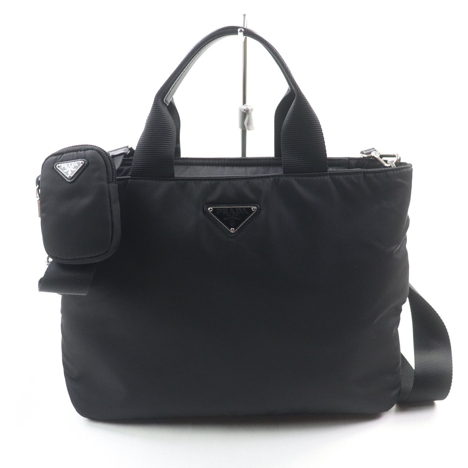 Prada Prada Prada 1BG867 Nylon Handbag Others Tote Bag 1BG867 DUTY FREE for USA Size ONE SIZE - 1 Thumbnail