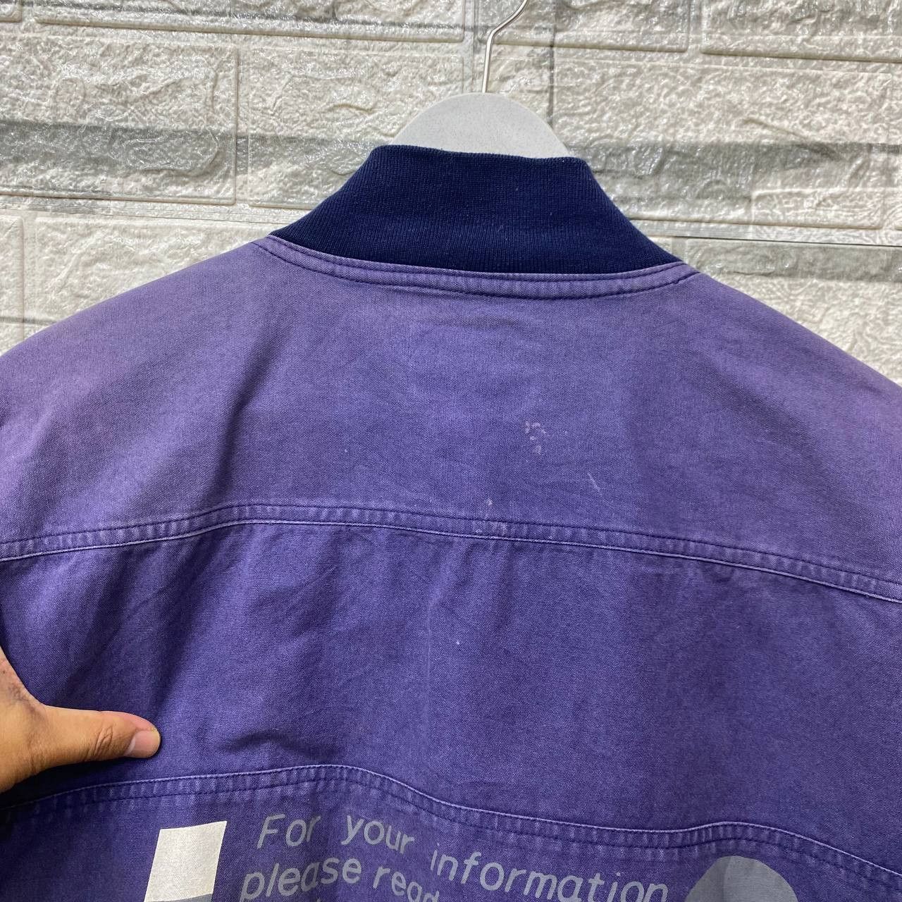Issey Miyake WORN VINTAGE 80S ISSEY MIYAKE CARE INSTRUCTION FADED PURPLE Size US M / EU 48-50 / 2 - 9 Thumbnail