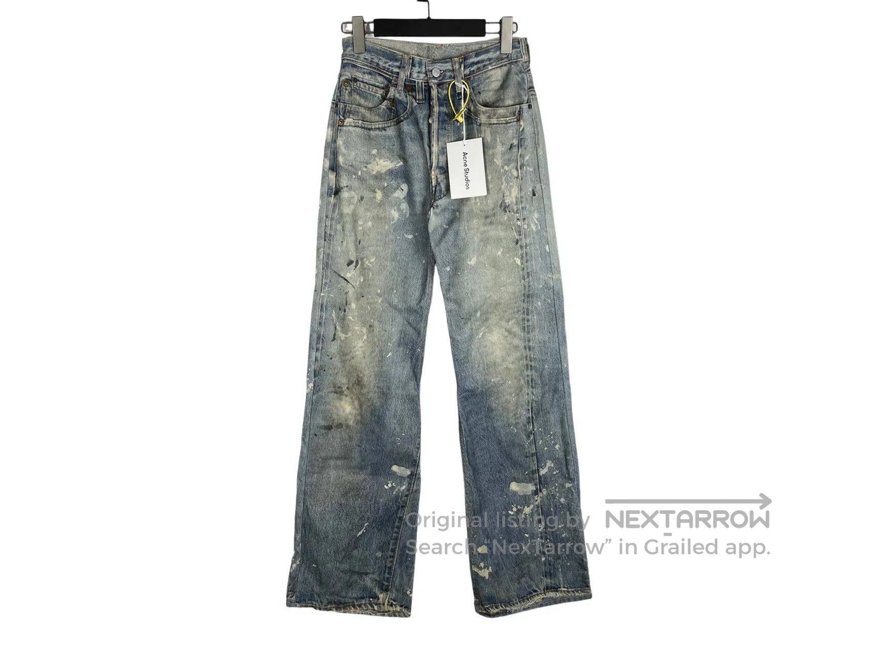 Acne Studios Acne Studios 3D printed denim pants Size US 34 / EU 50 - 1 Thumbnail