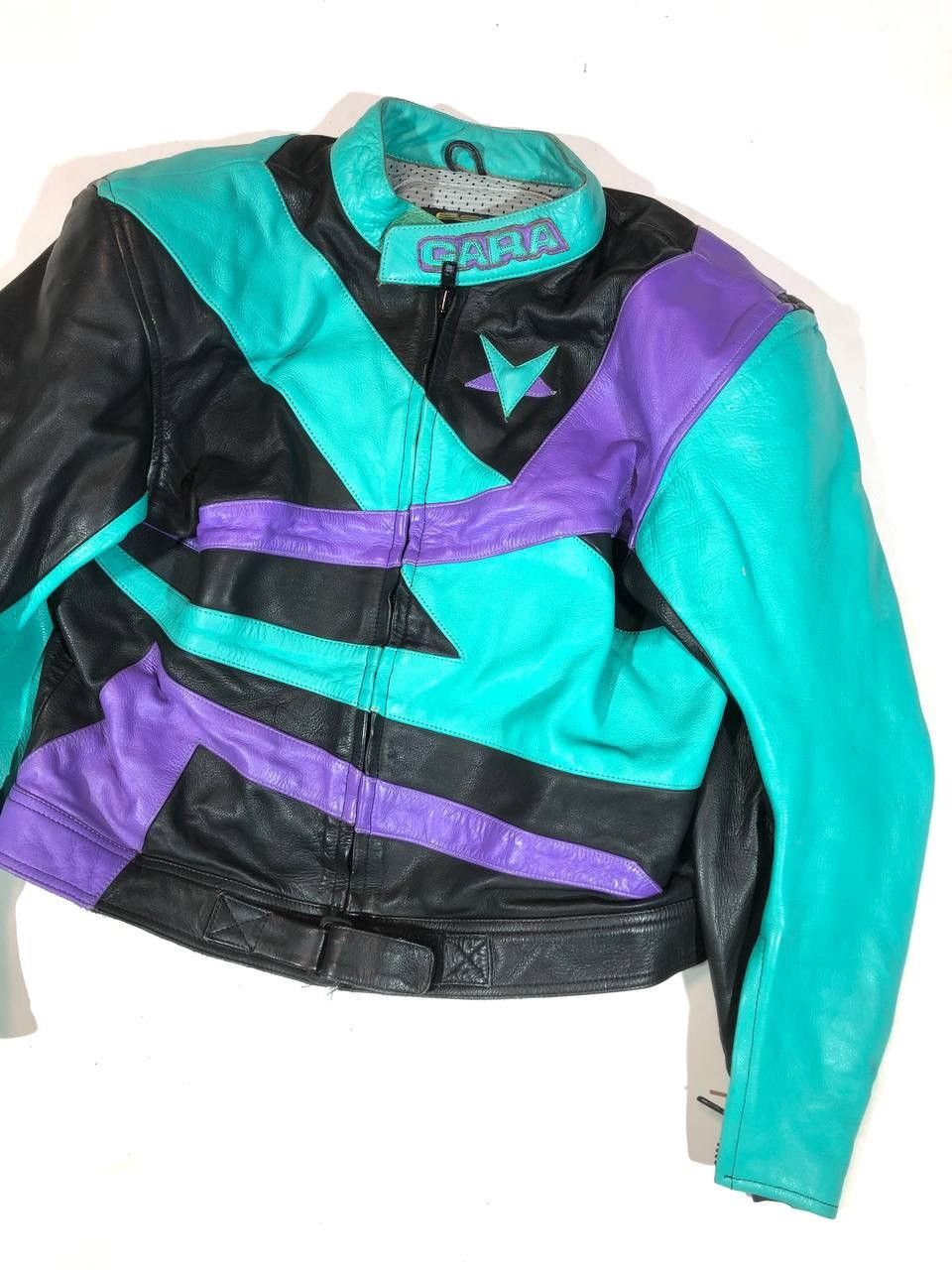 Other Cara Sugo Leather Moto Racing Jacket Vintage Size US M / EU 48-50 / 2 - 3 Thumbnail